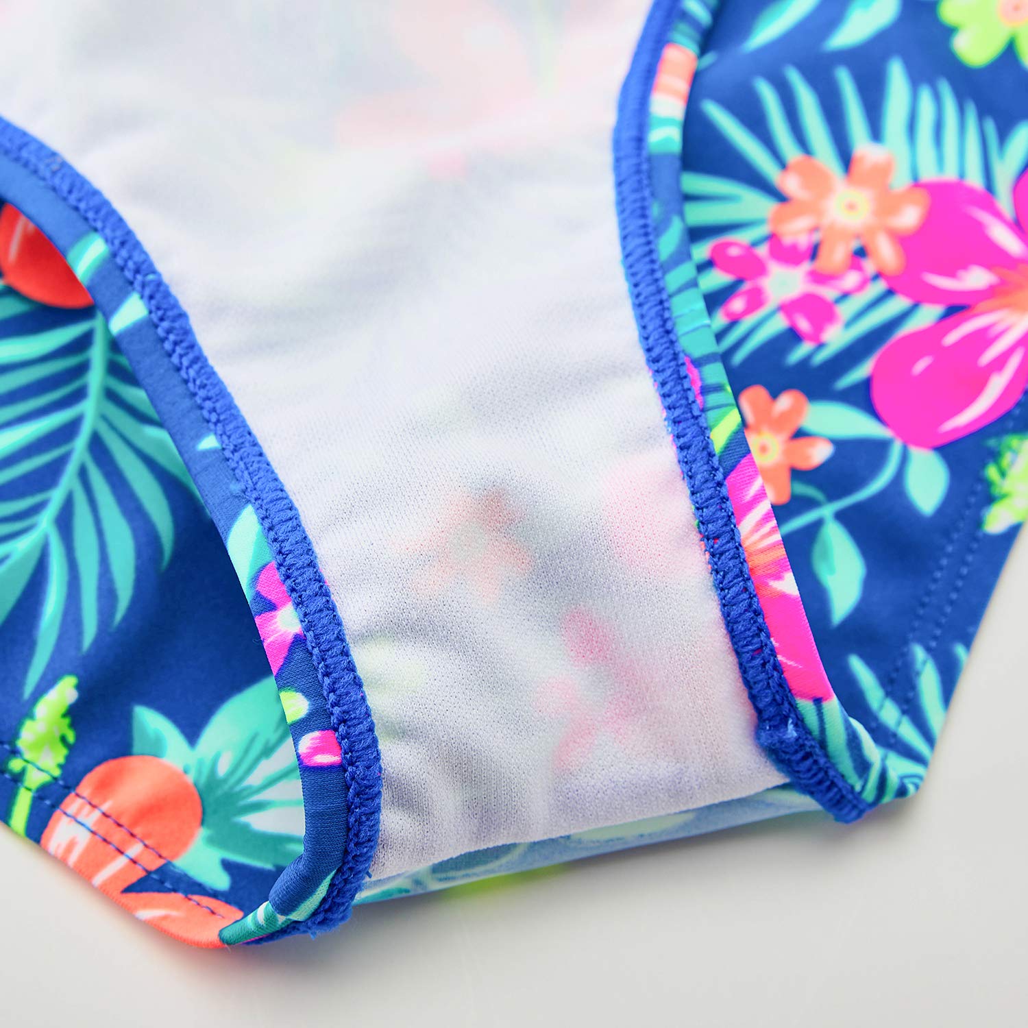 Girls Two Piece Swimsuits - Rainbow Bikini Sets with Adjustable Straps for Beach, Pool & Summer Vacation | Cute Bathing Suits for Teens & Kids