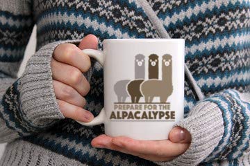 11oz Alpaca Ceramic Coffee Mug - High-Quality Print & Durable Ceramic - Double-Sided Artwork - Gift Box Included - Perfect for Home, Office & Gifts