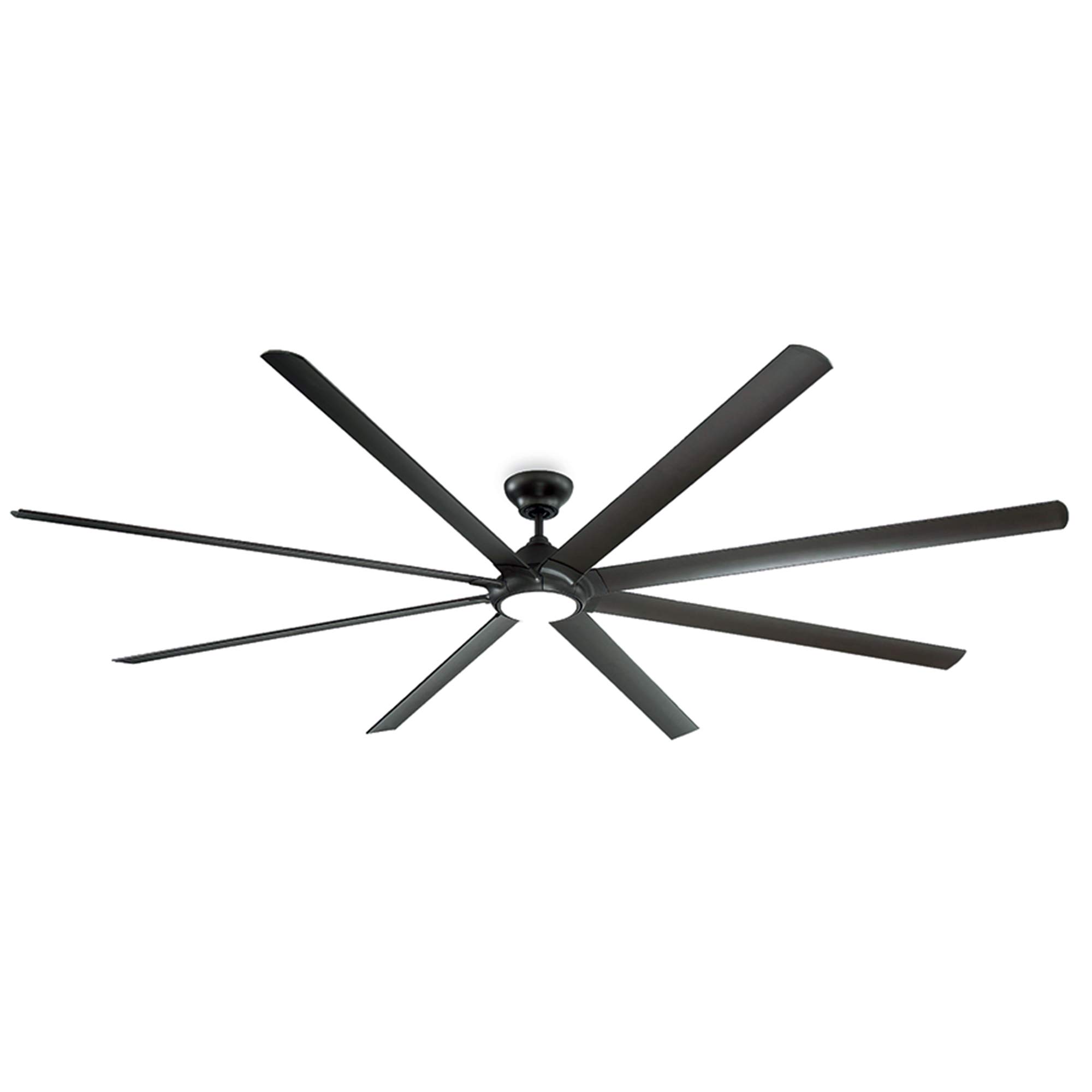 120in Hydra Smart 8-Blade Ceiling Fan with 3500K LED Light Kit, Bronze Finish, Wall Control, Alexa & Google Assistant Compatible, Ideal for Large Living Rooms and Outdoor Patios