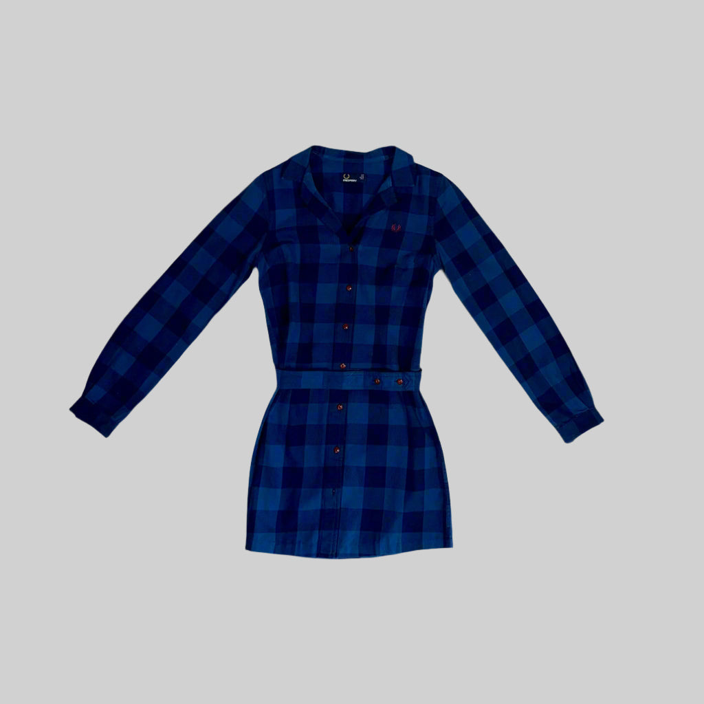 Fred Perry Workwear Dress for Women | Classic Polo Dress with Embroidered Logo | Perfect for Office, Casual Outings & Summer Wear