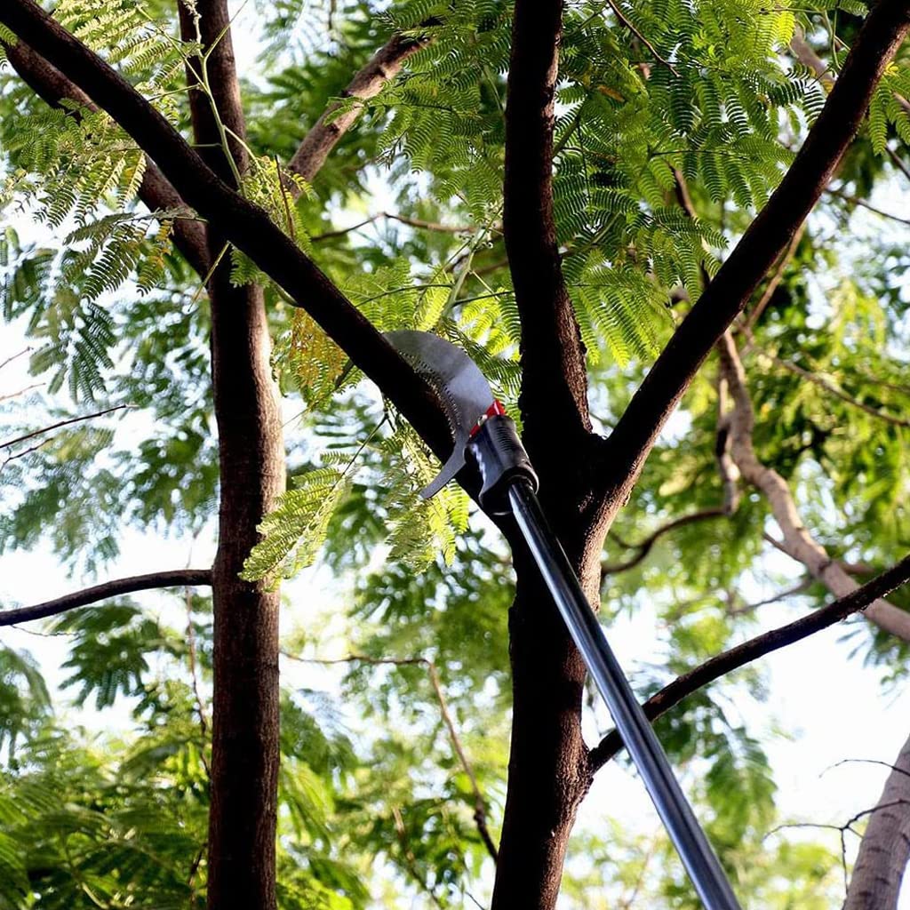 6m Telescopic Pole Saw with Sharp Blade - Extendable Pruning Saw for Tree Trimming, Landscaping & Gardening | Perfect for Cutting High Branches & Shaping Hedges