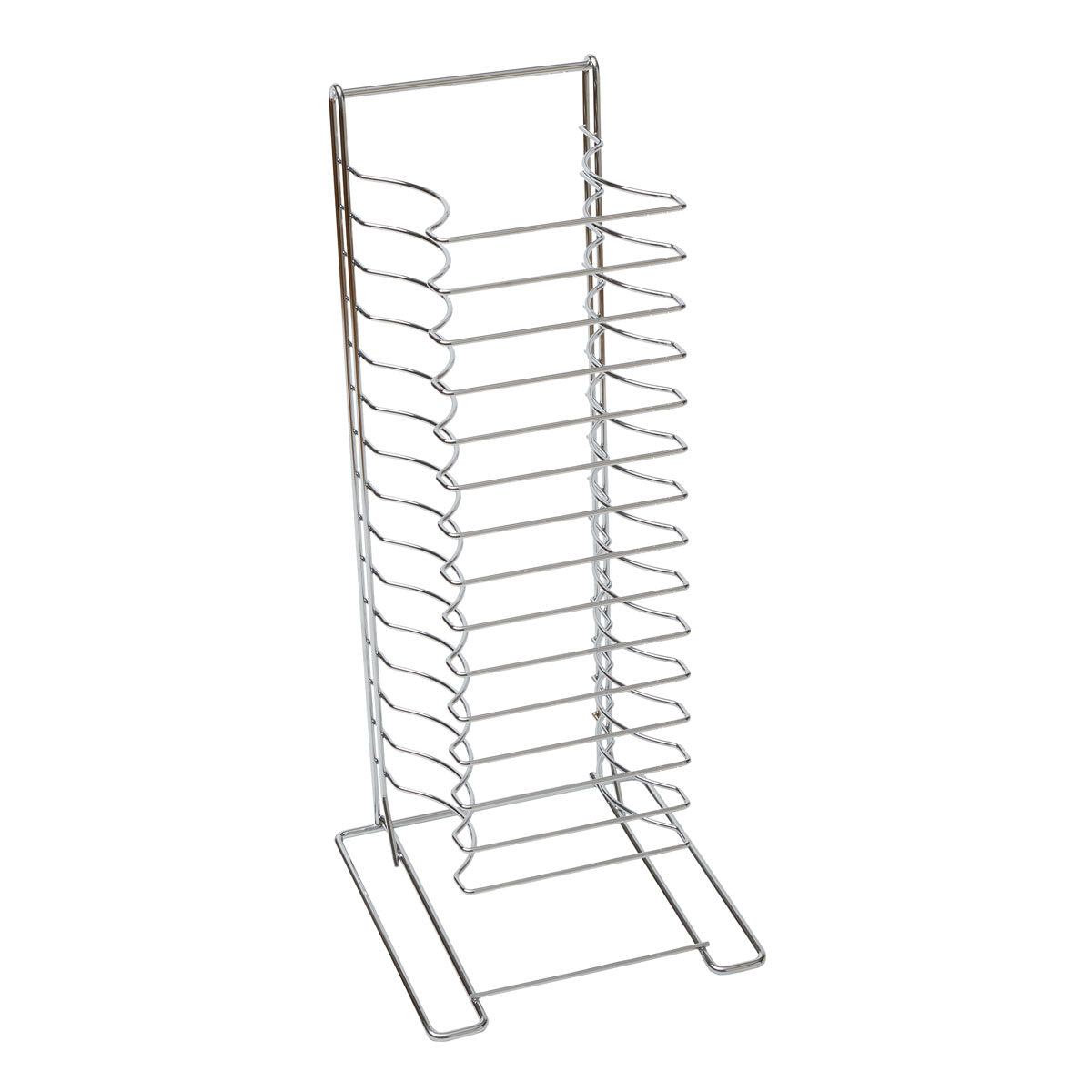 American Metalcraft 19029 15-Tier Commercial Pizza Rack - Heavy Duty Stainless Steel Shelving Unit for Restaurants, Pizzerias & Catering Businesses | Perfect for Kitchen Storage, Display & Organization
