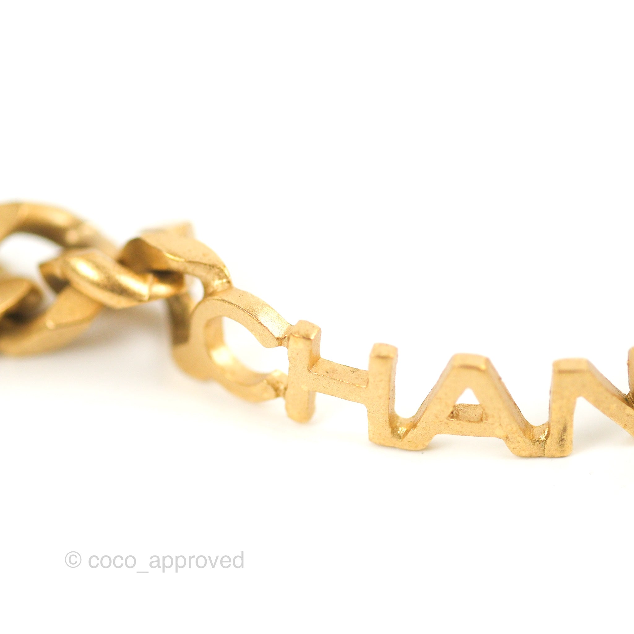 Chanel Chain Bracelet in Aged Gold Tone - Classic 1C Design for Women | Elegant Jewelry Gift for Birthday, Anniversary & Special Occasions