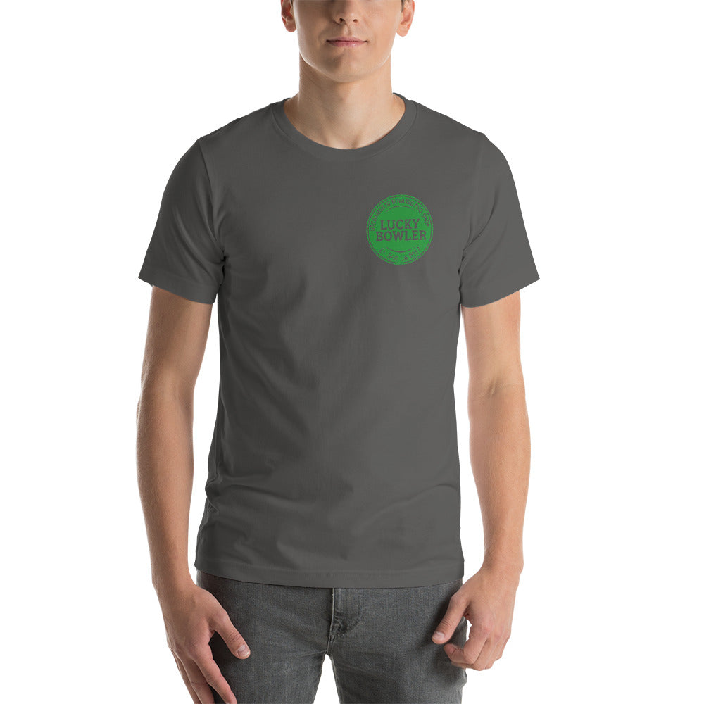 2020 Vintage Lucky Bowler T-Shirt for Men - Soft Cotton Graphic Tee with Retro Design - Perfect for Casual Wear, Bowling Nights & Street Fashion