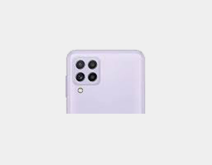 Samsung Galaxy A22 4G LTE Smartphone - 128GB Storage, 6GB RAM, Dual SIM, GSM Unlocked (Violet) - Perfect for Travel, Work & Entertainment