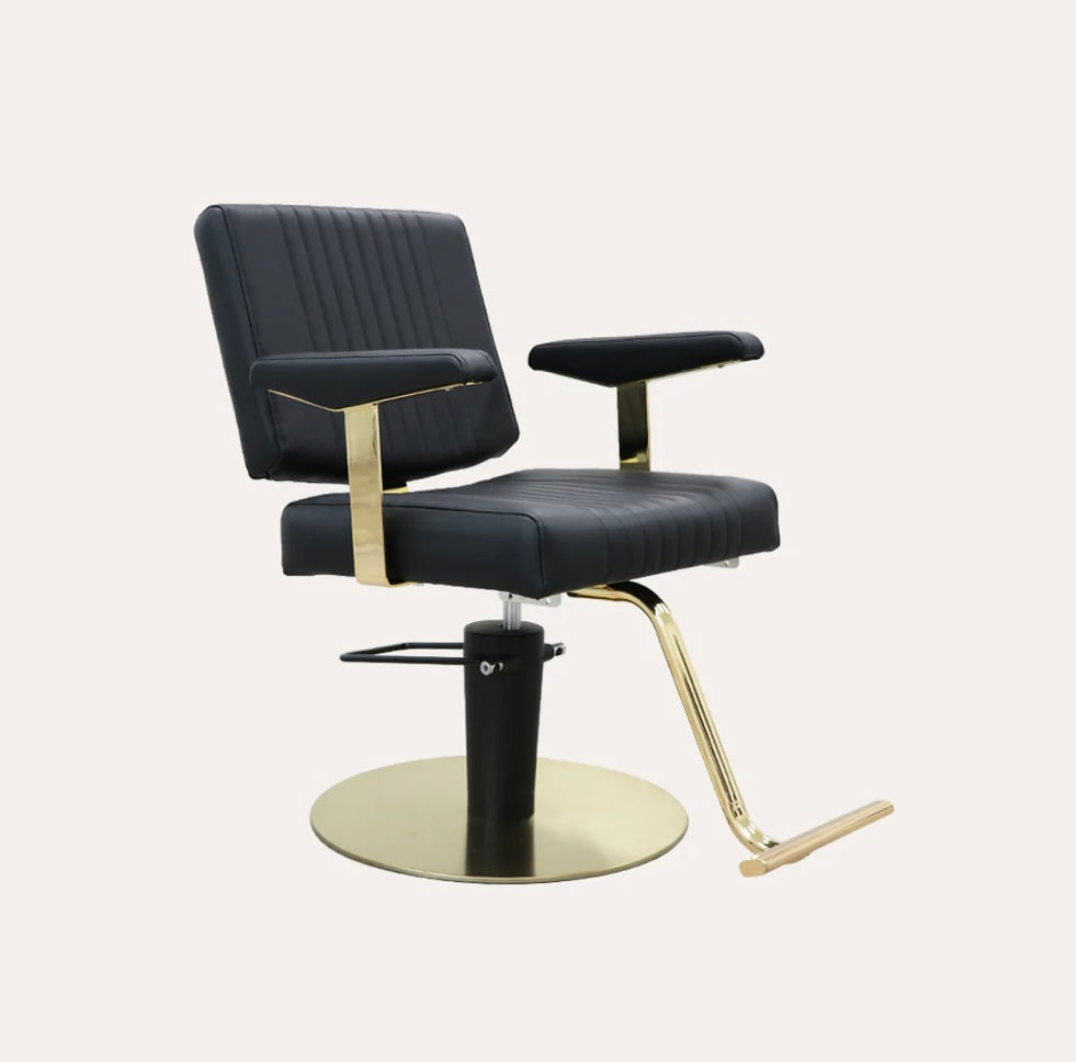 Professional Athena Salon Chair - Hydraulic Adjustable Styling Chair for Hairdressers & Barbers - Perfect for Salons, Barber Shops & Home Use