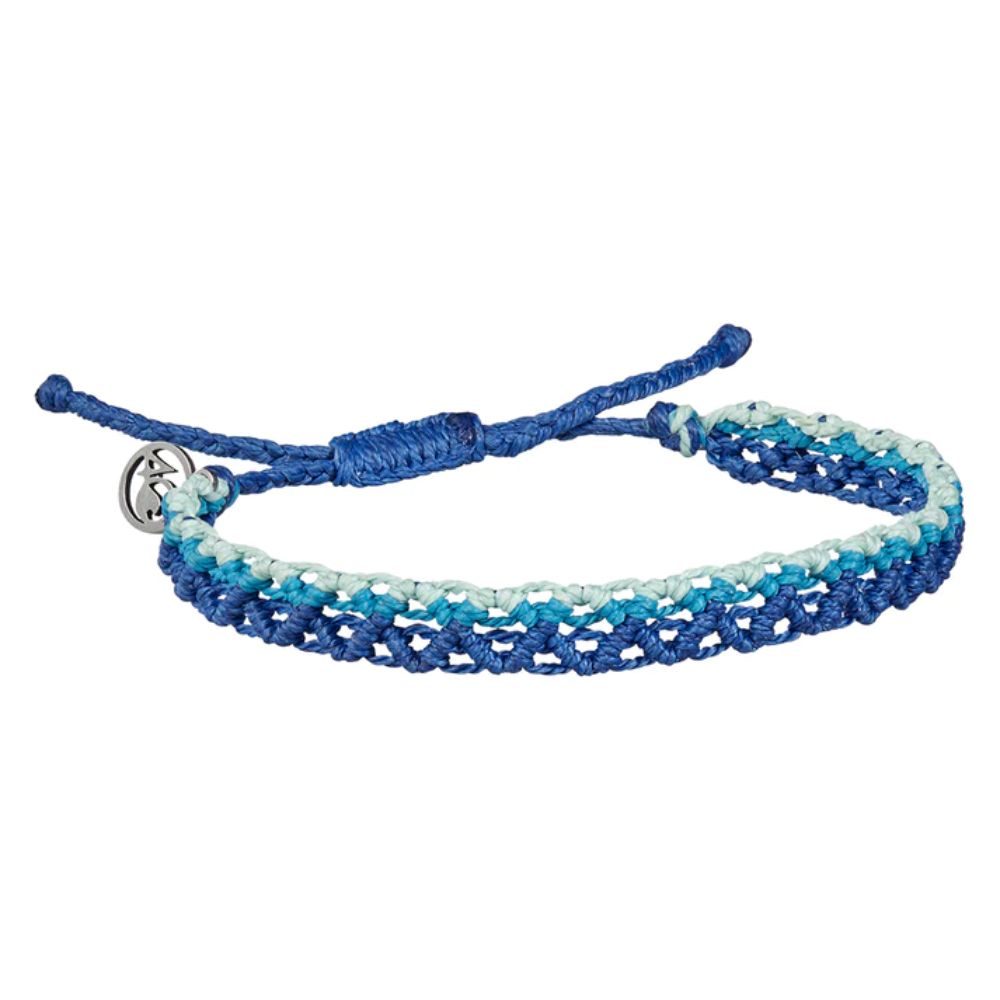 4Ocean Ripple Effect Bracelet - Eco-Friendly Recycled Ocean Plastic Beaded Bracelet for Men & Women | Sustainable Fashion Accessory for Beach, Travel & Everyday Wear