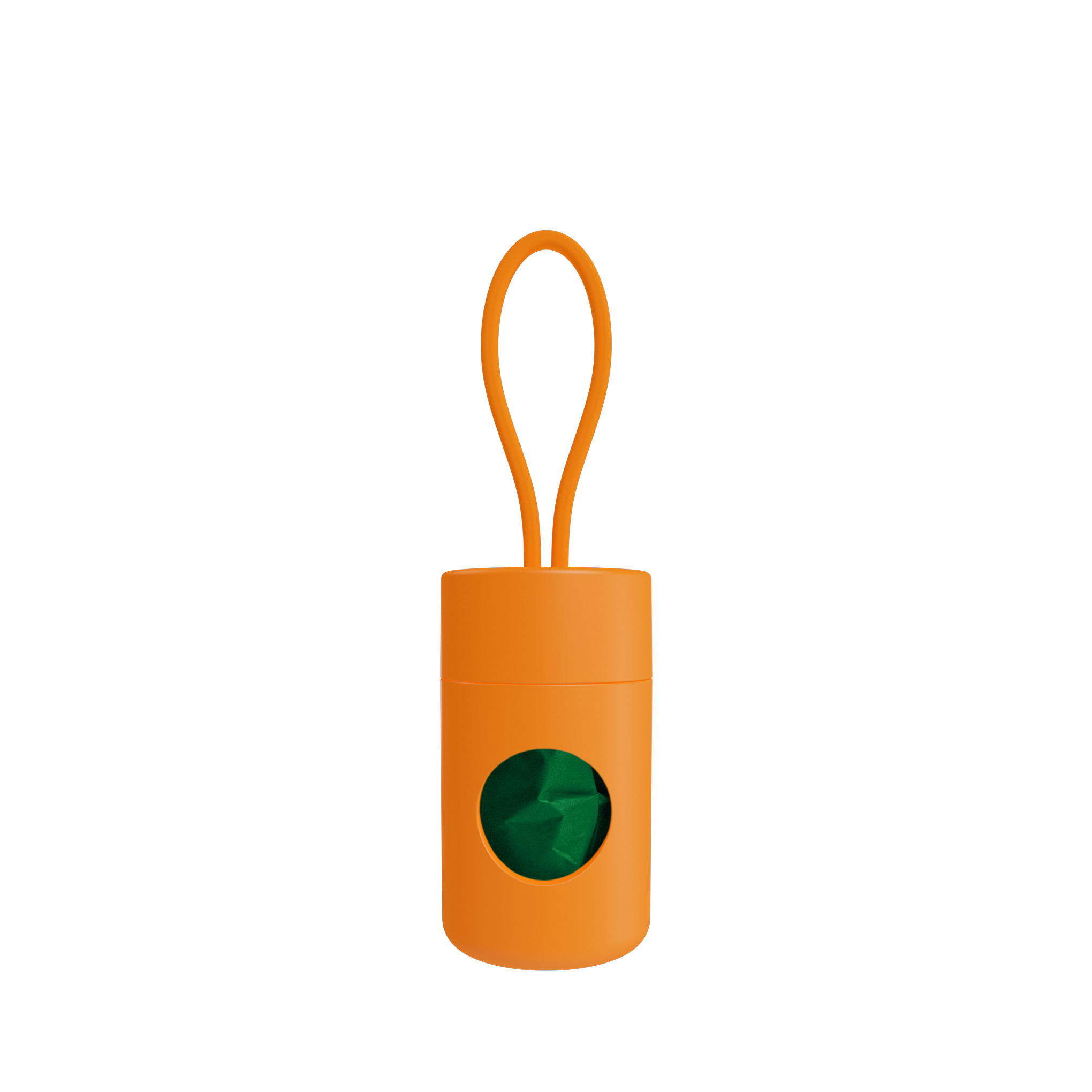 Biodegradable Dog Poop Bag Holder with Clip - Leash Attachment for Easy Waste Cleanup During Walks, Hiking, and Travel