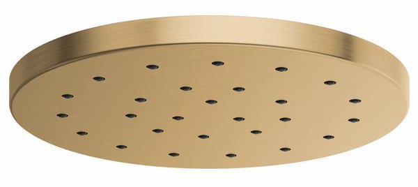 Brilliance Luxe Gold 14 H2OKinetic Round Raincan Shower Head 81987 GL Brizo - Premium Water-Saving Bathroom Fixture for Spa-Like Shower Experience