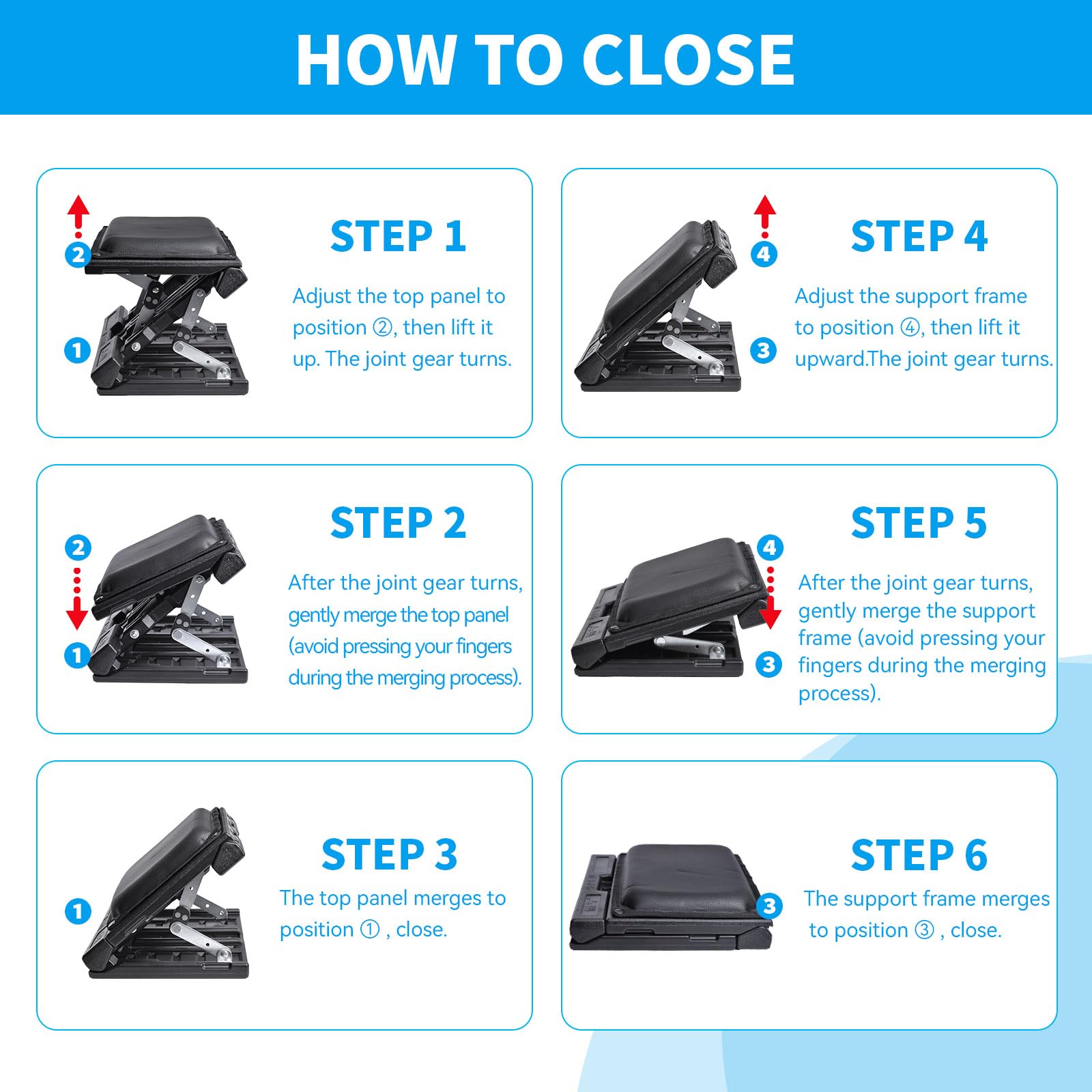 Ergonomic Adjustable Foot Rest for Under Desk - Foldable Office Footrest with Massage Beads, Height & Angle Adjustable for Computer Work, Gaming & Home Use - Comfortable Desk Foot Stool for All Seasons (Perfect for Long Work Hours & Relaxation)