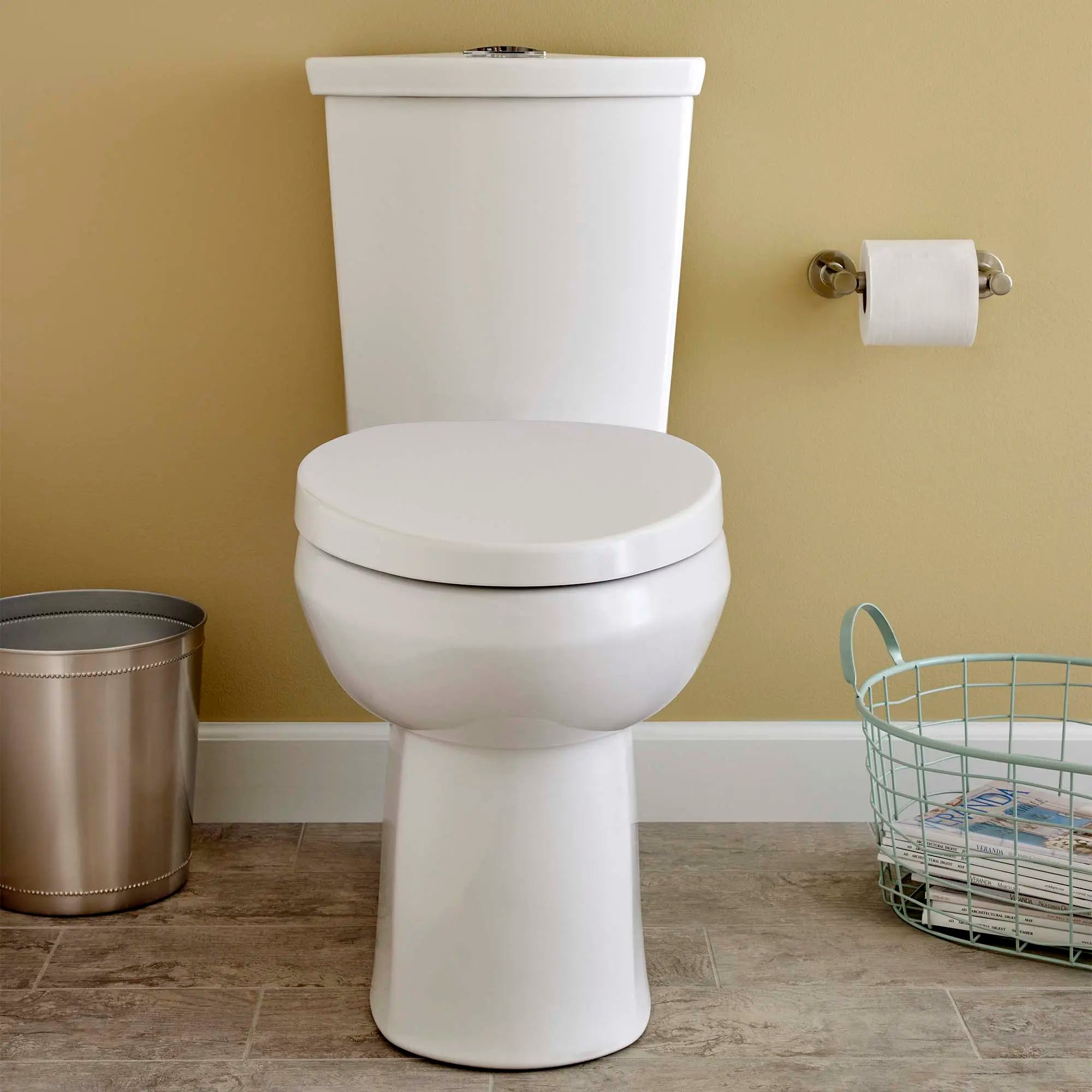 Cadet 3 UHET Dual Flush Elongated Toilet - 1.28/0.92 GPF Water Efficient Chair Height ADA Compliant Front Toilet with Soft Close Seat - Perfect for Modern Bathrooms & Small Spaces