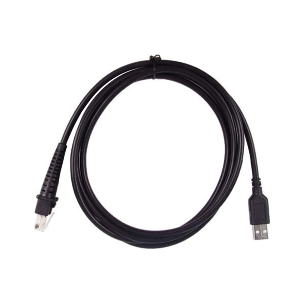 10-Pack 6ft USB Cable for Datalogic Barcode Scanner - Compatible with D100, GD4130, QD2130, GD4430, QW2120, QD2100 Models - Fast Charging & Data Sync for Retail, Warehouse & Inventory Management