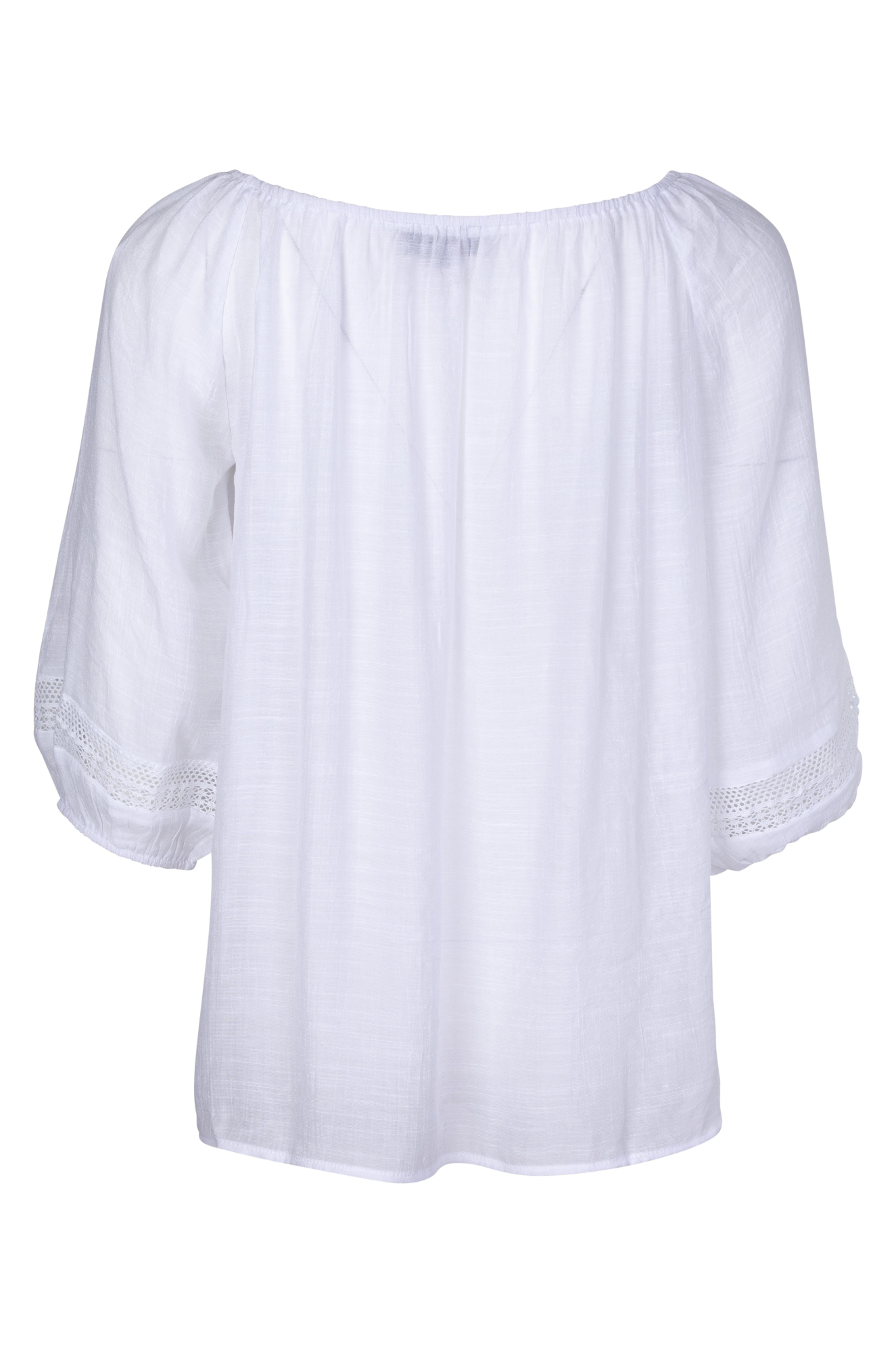 Bardot Inspired White Women's Top 8826A1 - Elegant Blouse for Party, Date Night & Casual Wear
