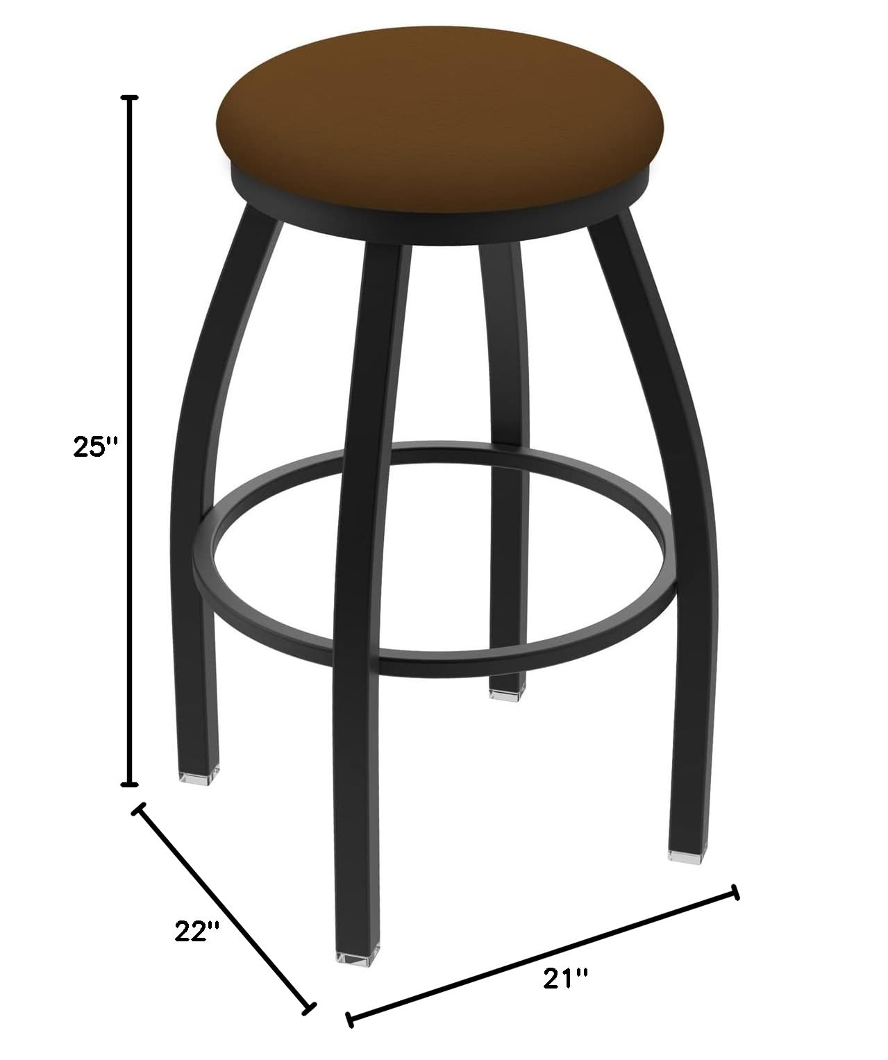 Holland Bar Stool Co. XL 802 Misha Swivel Bar Stool with Canter Thatch Seat - 30