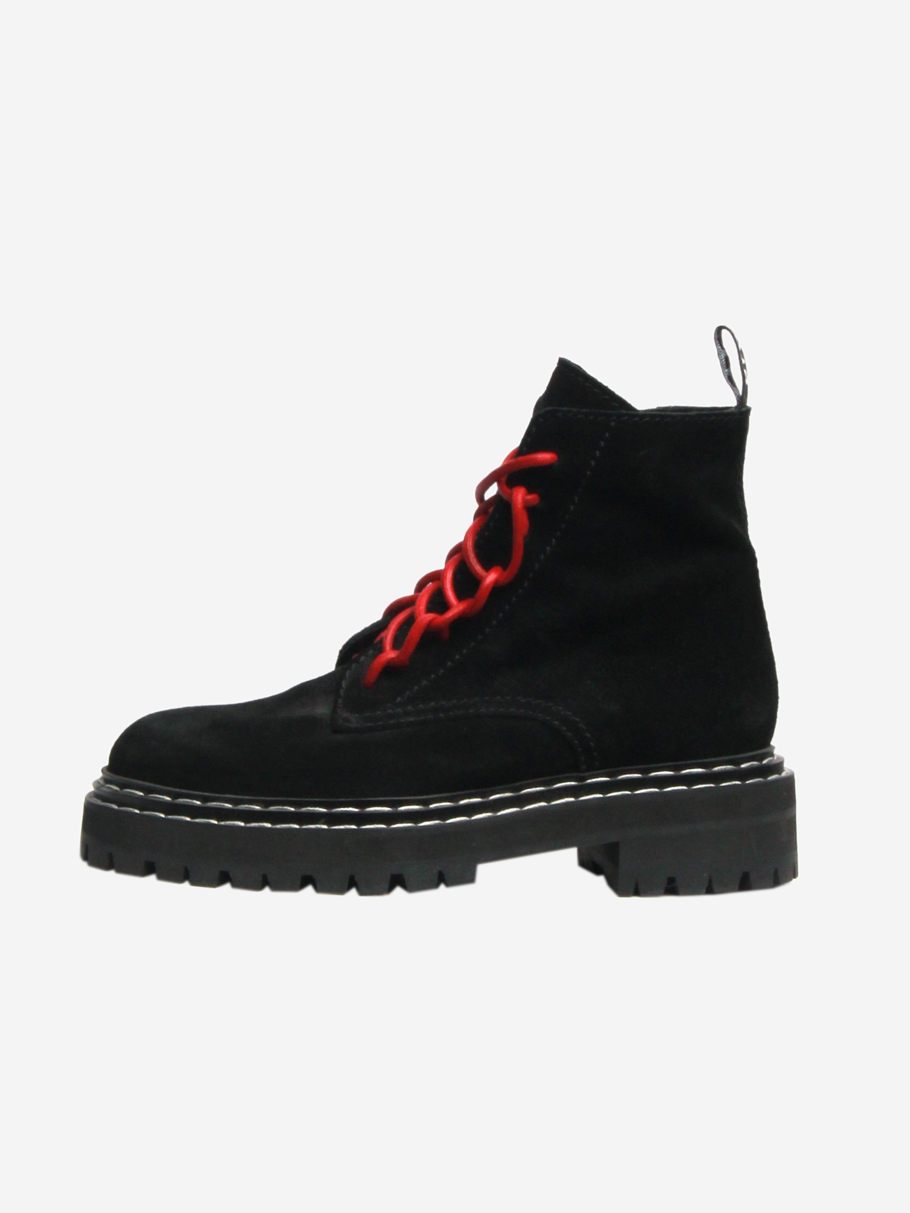 Stylish Black Suede Ankle Boots with Double Stitching - Women's Size EU 37.5 (US 7.5) - Perfect for Fall Fashion, Office Wear & Casual Outings