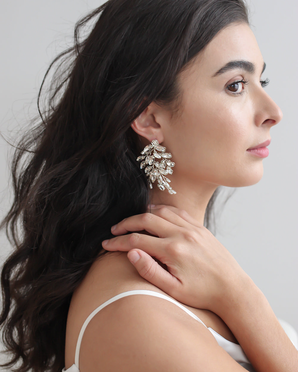 Adria Statement Earrings for Women - Elegant Dangle Drop Earrings for Party, Wedding & Special Occasions