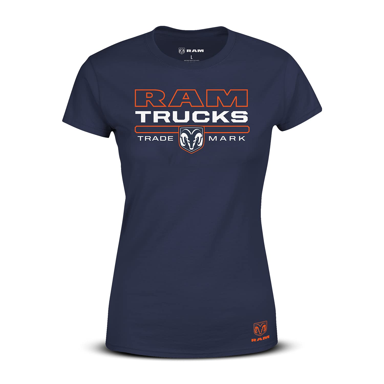 RAM Trucks Women's Crew Neck T-Shirt - 舒适时尚短袖上衣，适合日常休闲、户外活动及卡车爱好者穿搭