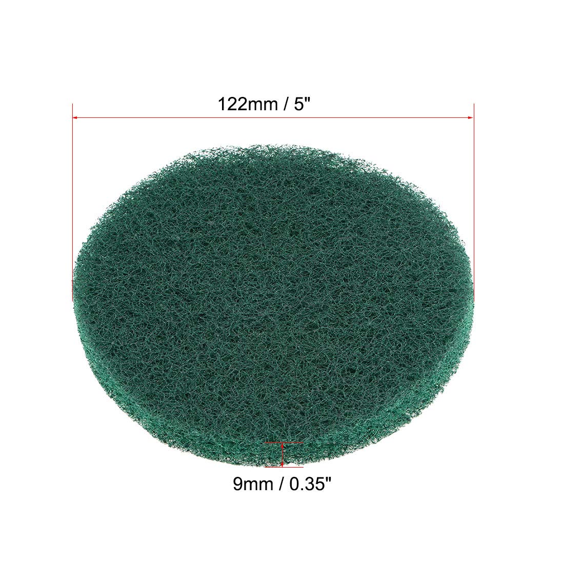 uxcell 5 Inch 240 Grit Drill Power Brush - Heavy Duty Tile Scrubber & Scouring Pads for Grout Cleaning, 2 Pack - Perfect for Bathroom, Kitchen & Floor Deep Cleaning