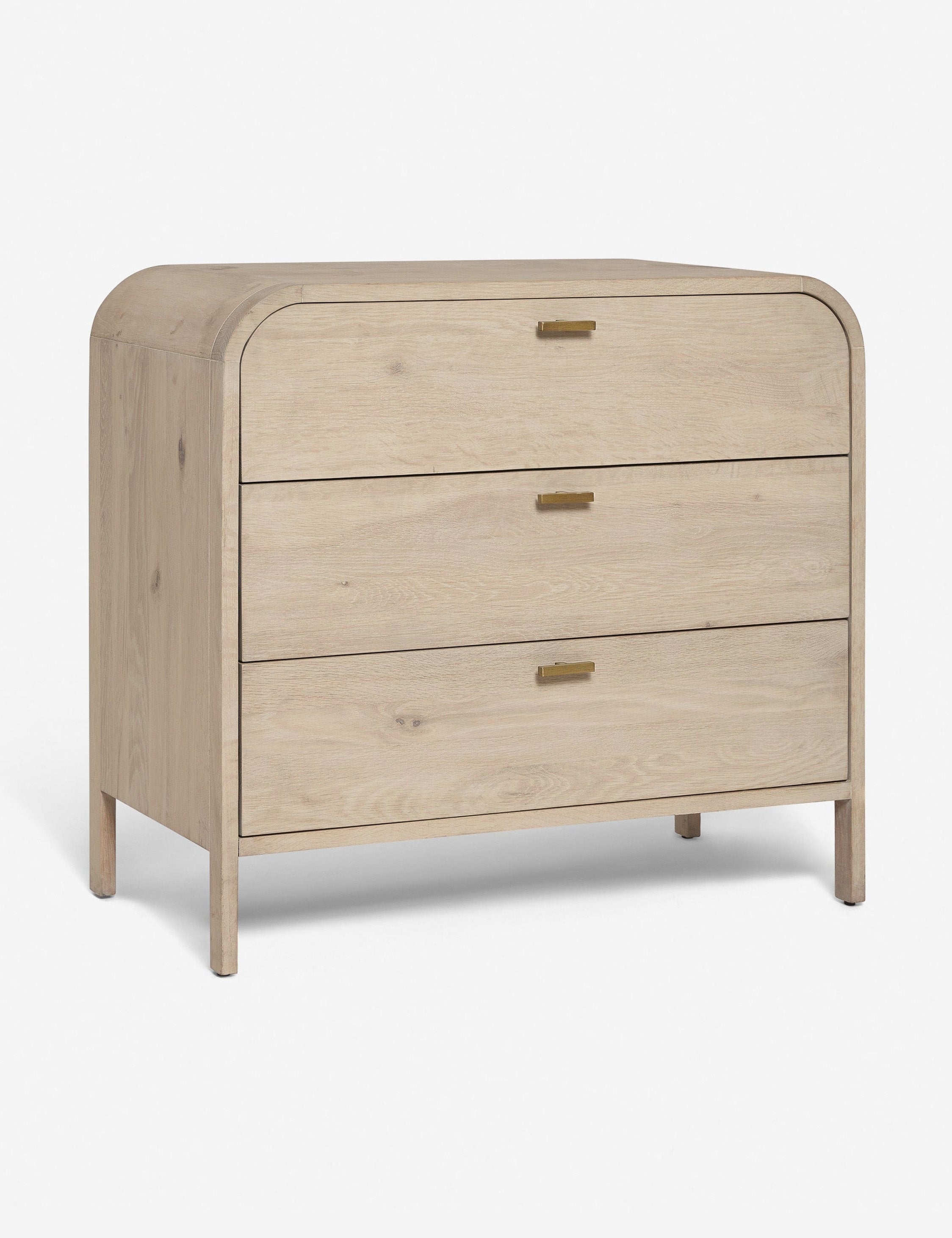 Brooke 3 Drawer Dresser - Modern Wooden Chest of Drawers for Bedroom, Nursery & Closet Organization - Perfect for Storage & Home Decor