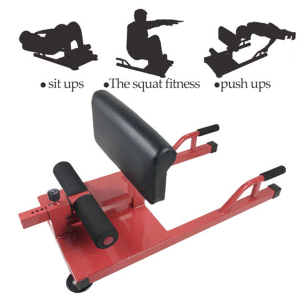 3-in-1 Squat Machine for Home Gym - Multifunctional Sissy Squat, Push Up & Ab Workout Equipment for Full Body Training | Perfect for Home Fitness, Strength Training & Muscle Building