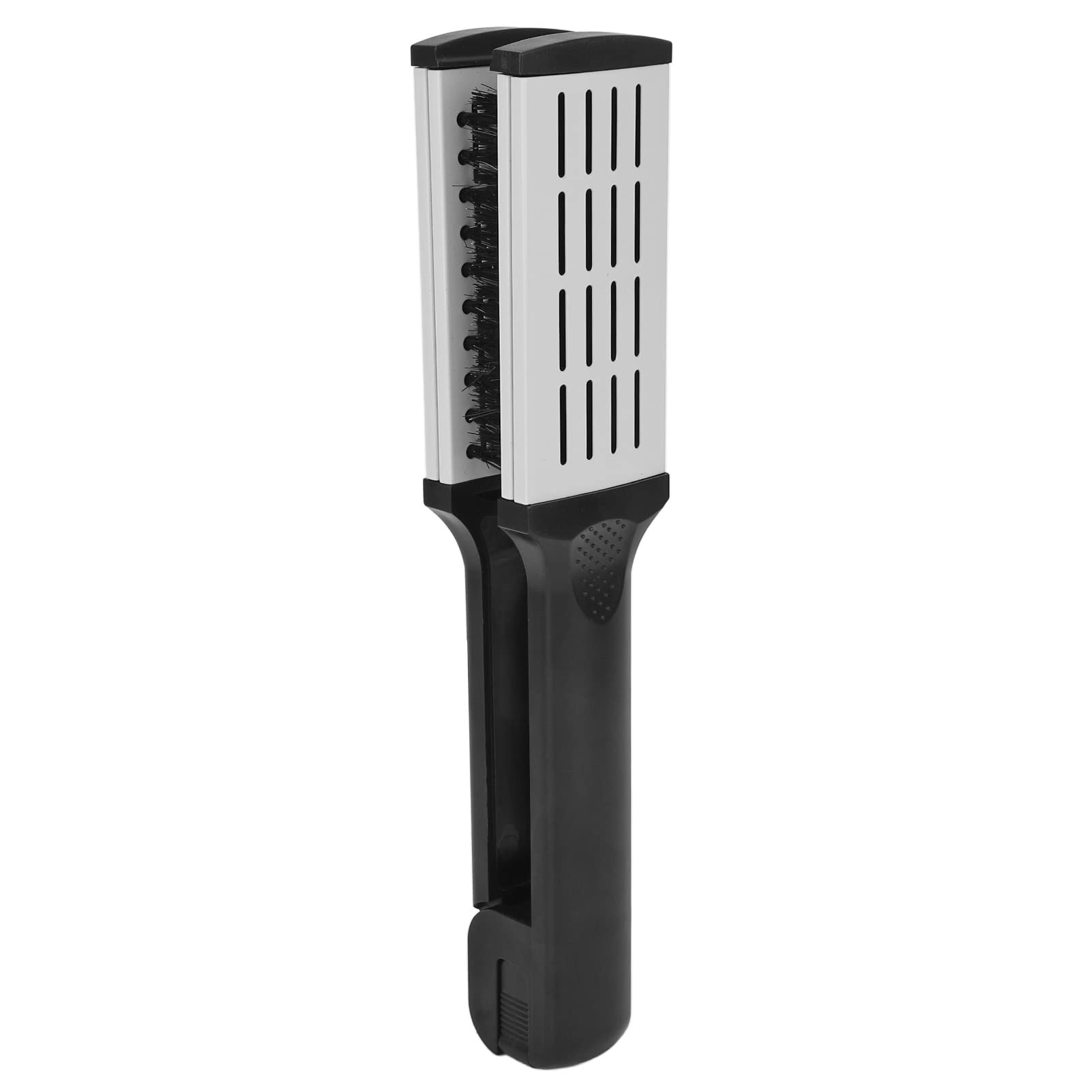 EXCLUZO Professional Hair Straightening Brush - Dual-Sided Design with Hollow Breathable Technology & Durable Springs - Salon-Grade Styling Tool for Smooth, Frizz-Free Hair at Home or Barbershop