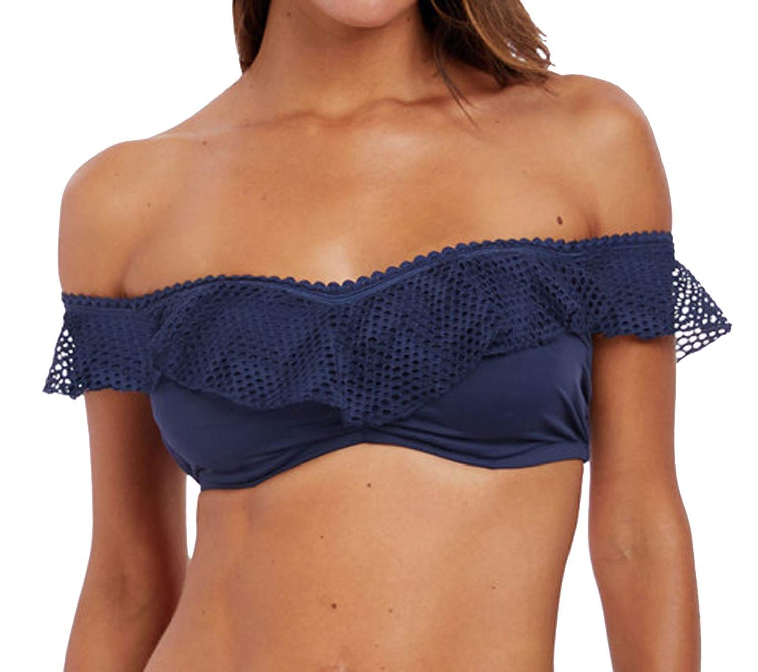 Fantasie Women's Marseille Underwire Bandeau Bikini Top - Supportive Swimwear for Beach, Pool & Vacation | Plus Size & Full Bust Options