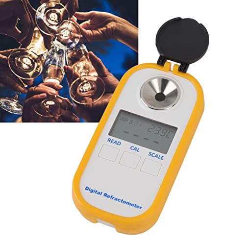 Pssopp Digital Alcohol Tester 0-80% with Smart Brix Refractometer - Accurate Home Brewing Kit for Wine & Beer Making - Easy-Read LCD Display for Hobbyists & Craft Brewers | Perfect for Home Brewing, Winemaking, and Distilling