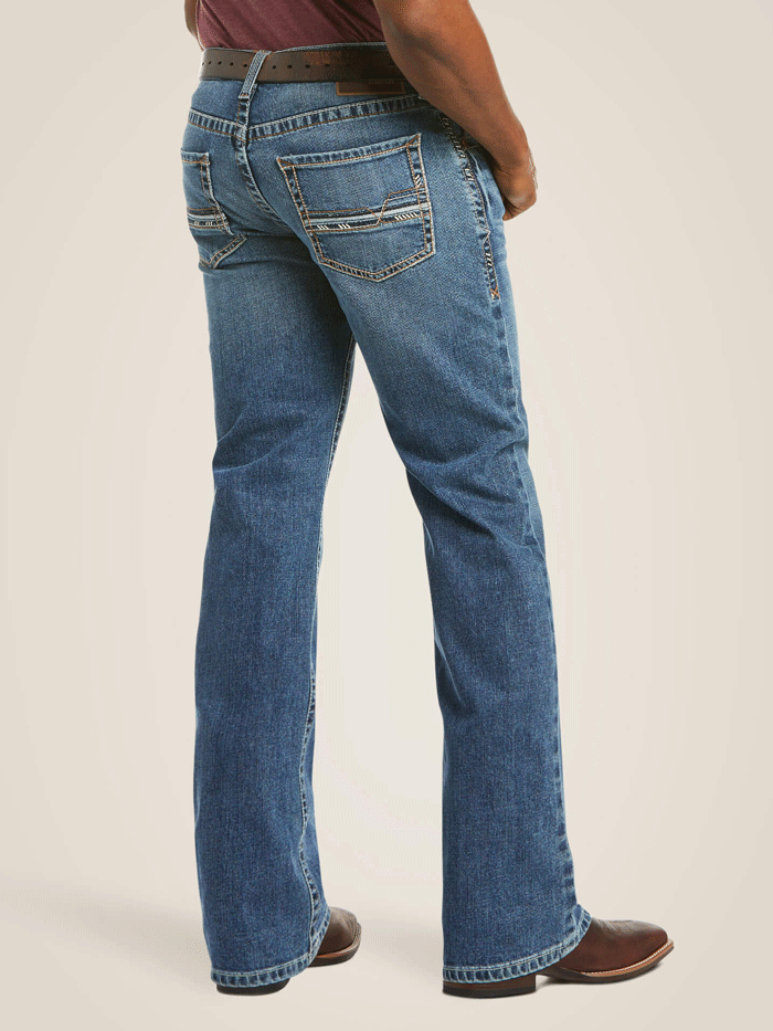 Ariat Men's M5 Slim Stretch Stillwell Stackable Straight Leg Jeans - Comfortable Work & Casual Denim Pants for Riding, Outdoor Activities & Everyday Wear