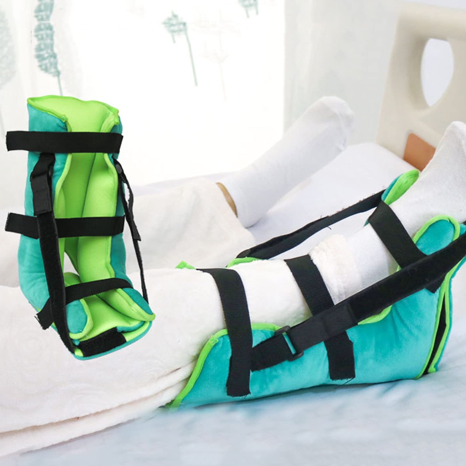 Heel Protector Pillow for Pressure Sore Relief - 2PCS Boot Heel Cushions for Bed Bound Patients & Elderly Care, Ideal for Hospital Beds and Home Nursing Use