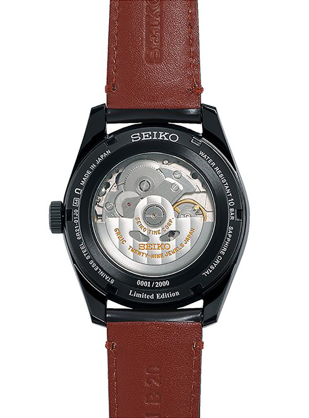 SEIKO PRESAGE PRESTIGE LINE SARW063 Sharp Edged Series Kabuki-Inspired Limited Edition Automatic Watch - Japanese Made JDM - Perfect for Collectors & Formal Occasions