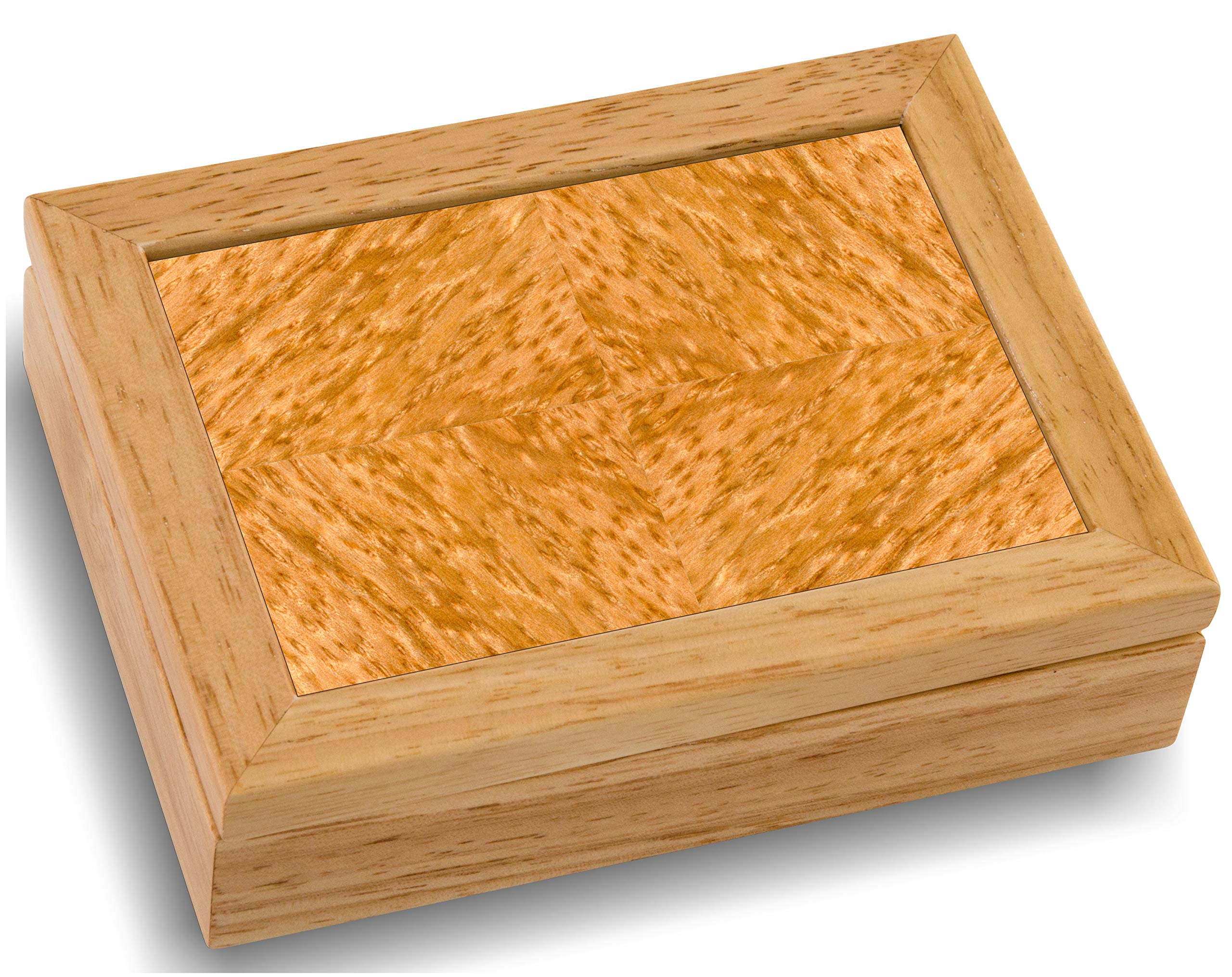 Handcrafted Wooden Jewelry Box - Cherry Wood Keepsake Gift for Women - Perfect for Jewelry Storage, Wedding Gifts & Anniversary Presents