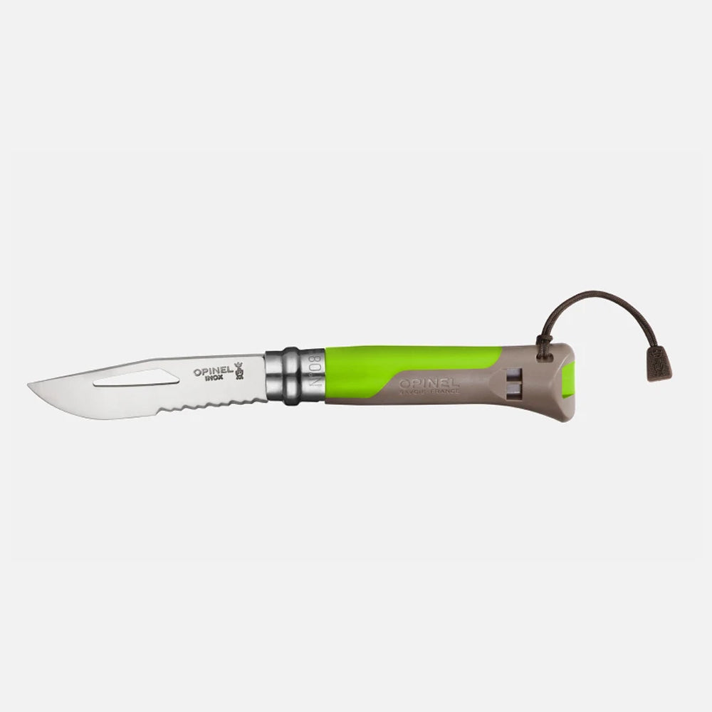 Opinel No.08 Stainless Steel Outdoor Pocket Knife - Compact & Durable for Camping, Hiking & Everyday Carry