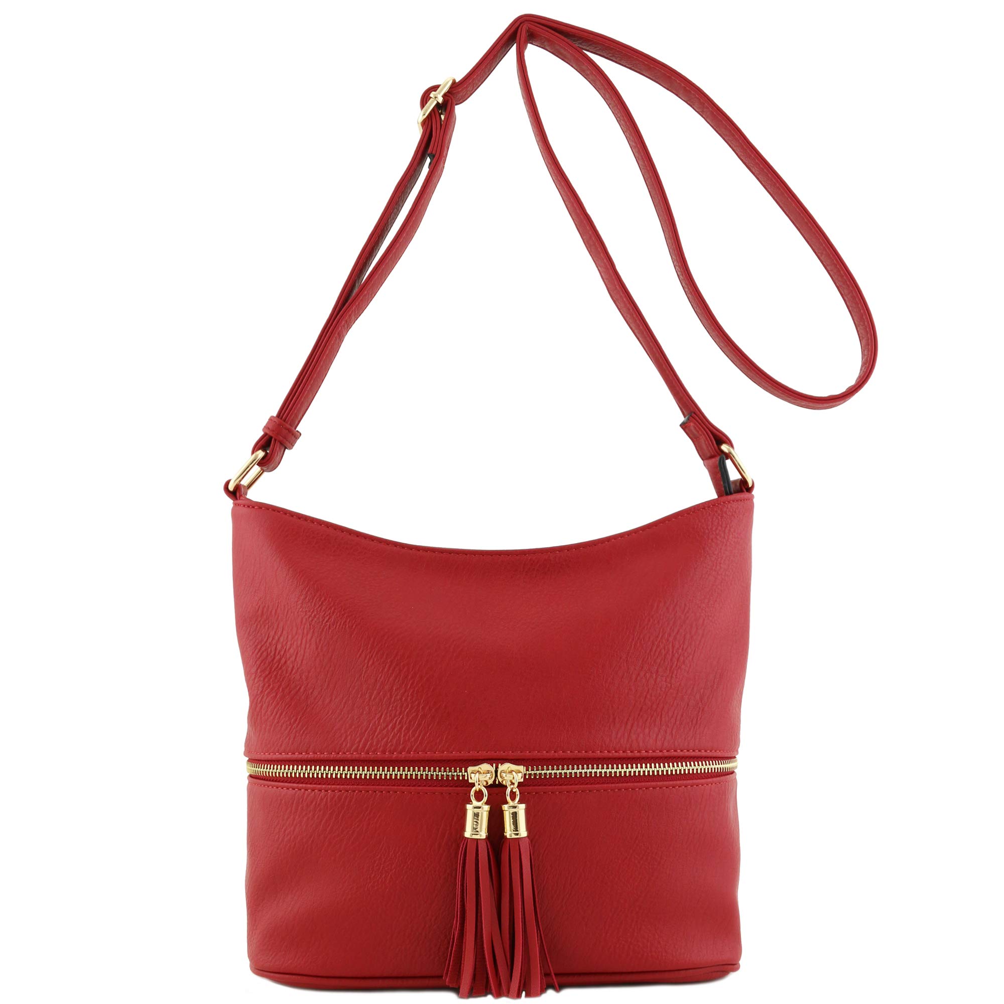 Stylish Lightweight Tassel Zipper Bucket Crossbody Bag for Women | Fashionable Shoulder Purse | Perfect for Travel, Shopping & Everyday Use