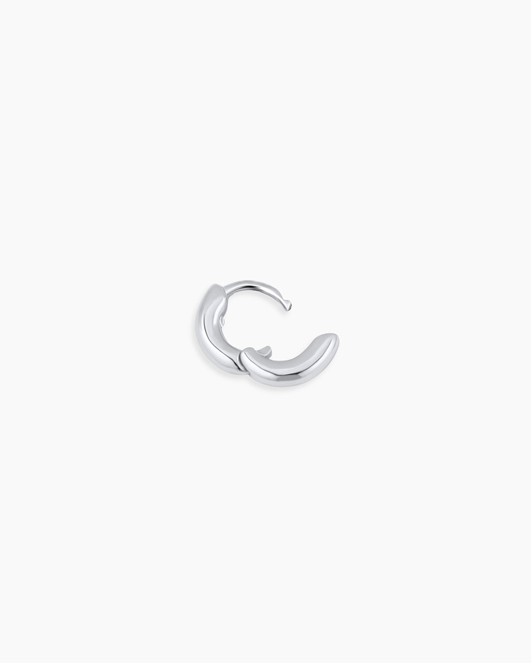 Lou Single Huggie Earrings - Minimalist Gold Hoop Earrings for Women | Perfect for Everyday Wear, Work & Date Night
