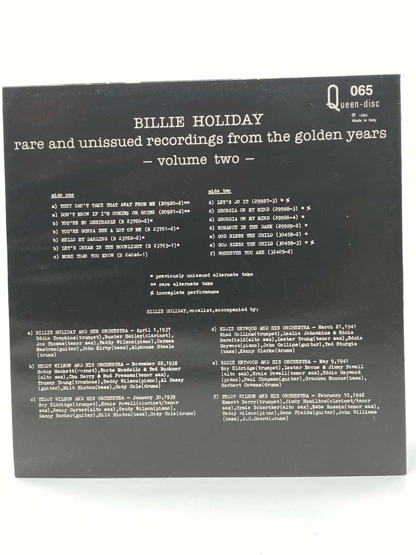 Billie Holiday Music & Albums - Jazz Legend Vinyl Records & MP3 Downloads for Relaxation & Romantic Evenings