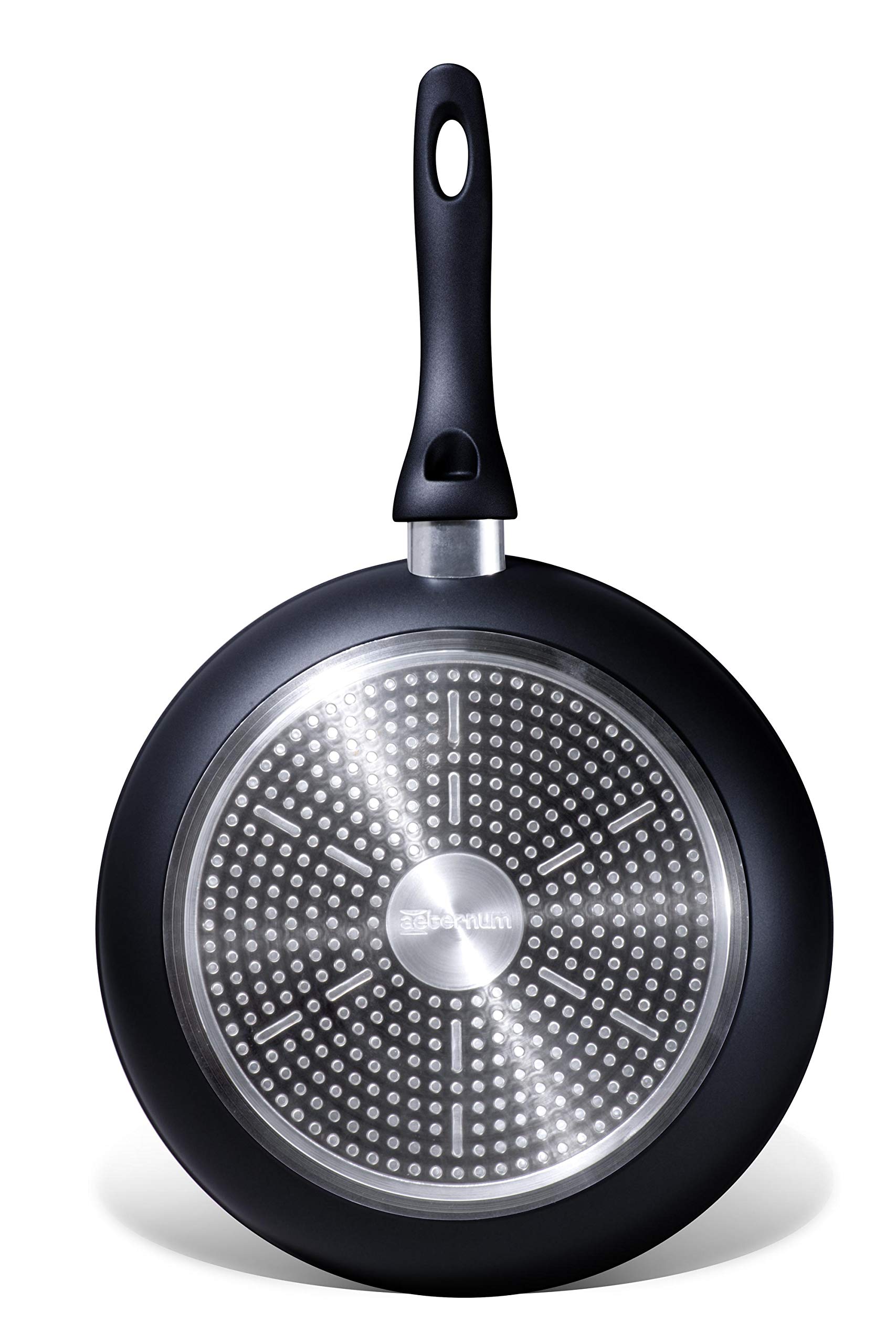 Bialetti Black Pearl Universal Nonstick Frying Pan 11 Inch - Premium Cookware for Sauteing, Frying & Cooking - Perfect for Gas, Electric & Induction Stoves