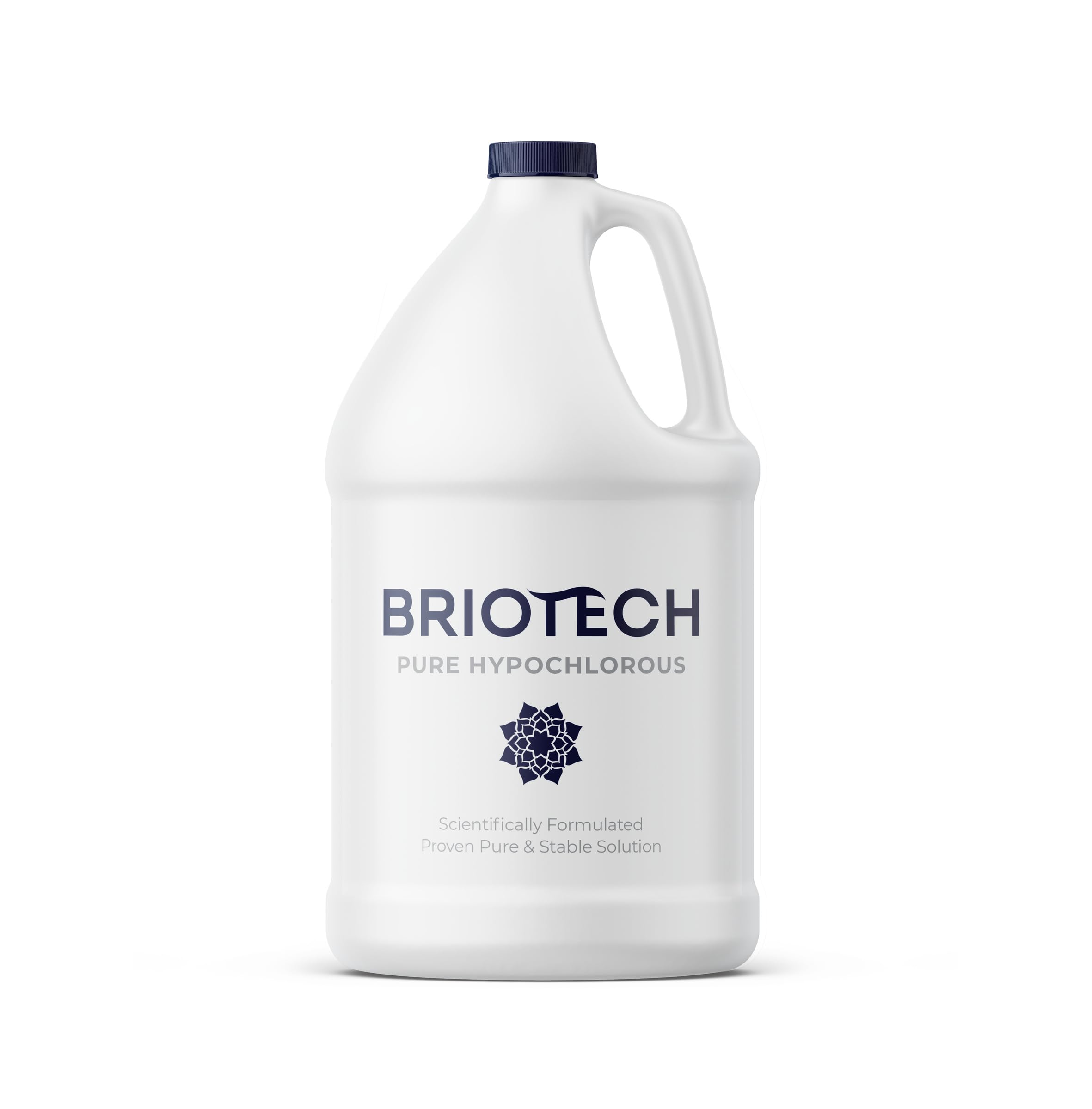 BRIOTECH Pure Hypochlorous Acid Cleaner | Premium HOCl Topical Solution | Multi-Purpose Disinfectant for Home, Skin & Pets | 1 Gallon Refill | Safe for Family & Pet Use | Ideal for Wound Care, Surface Cleaning & Air Purification