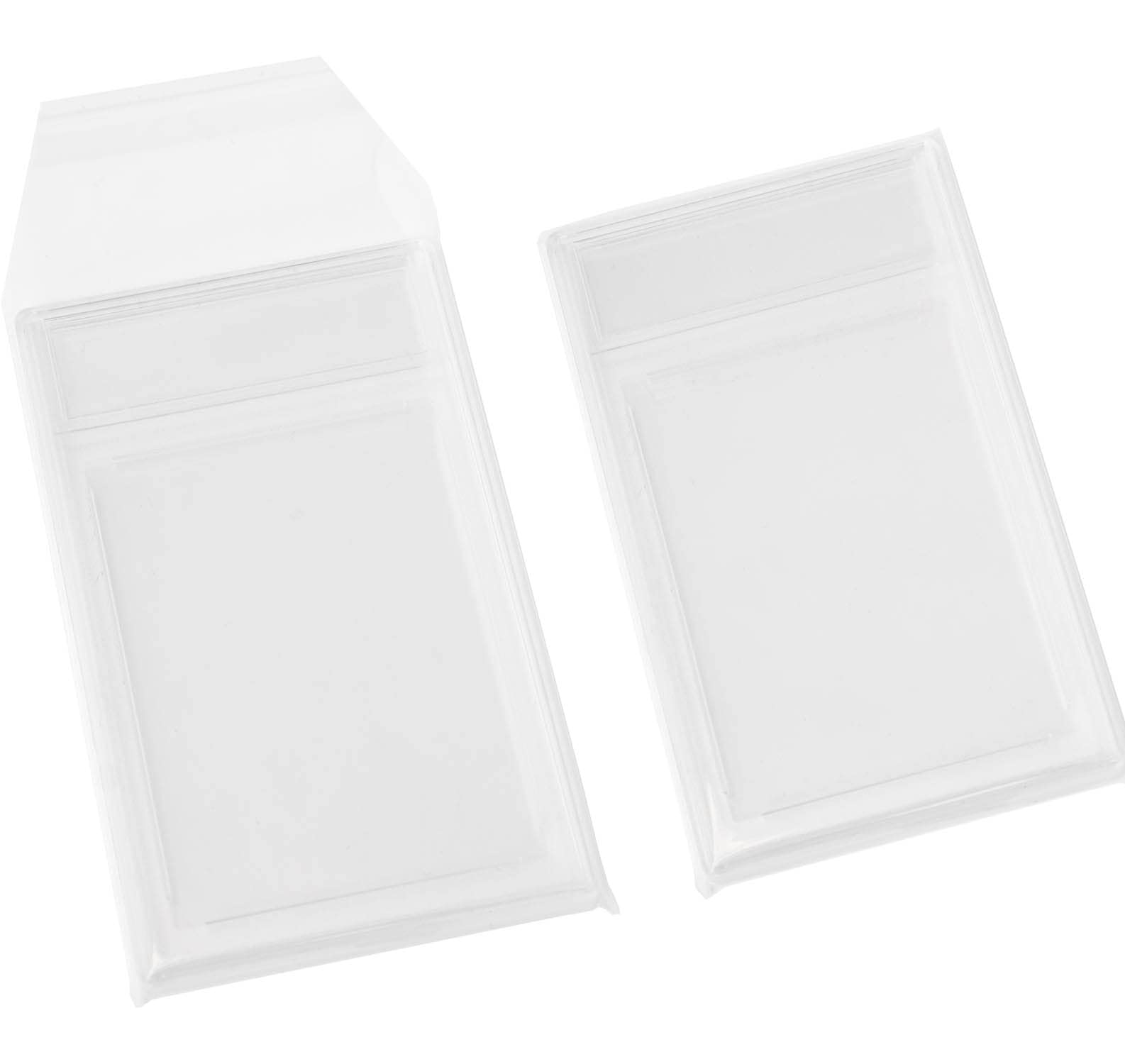 100 Pack Resealable Graded Card Sleeves - Compatible with PSA, CGC & TAG Slabs - Perfect for Sports Cards, Trading Cards & Collectible Protection