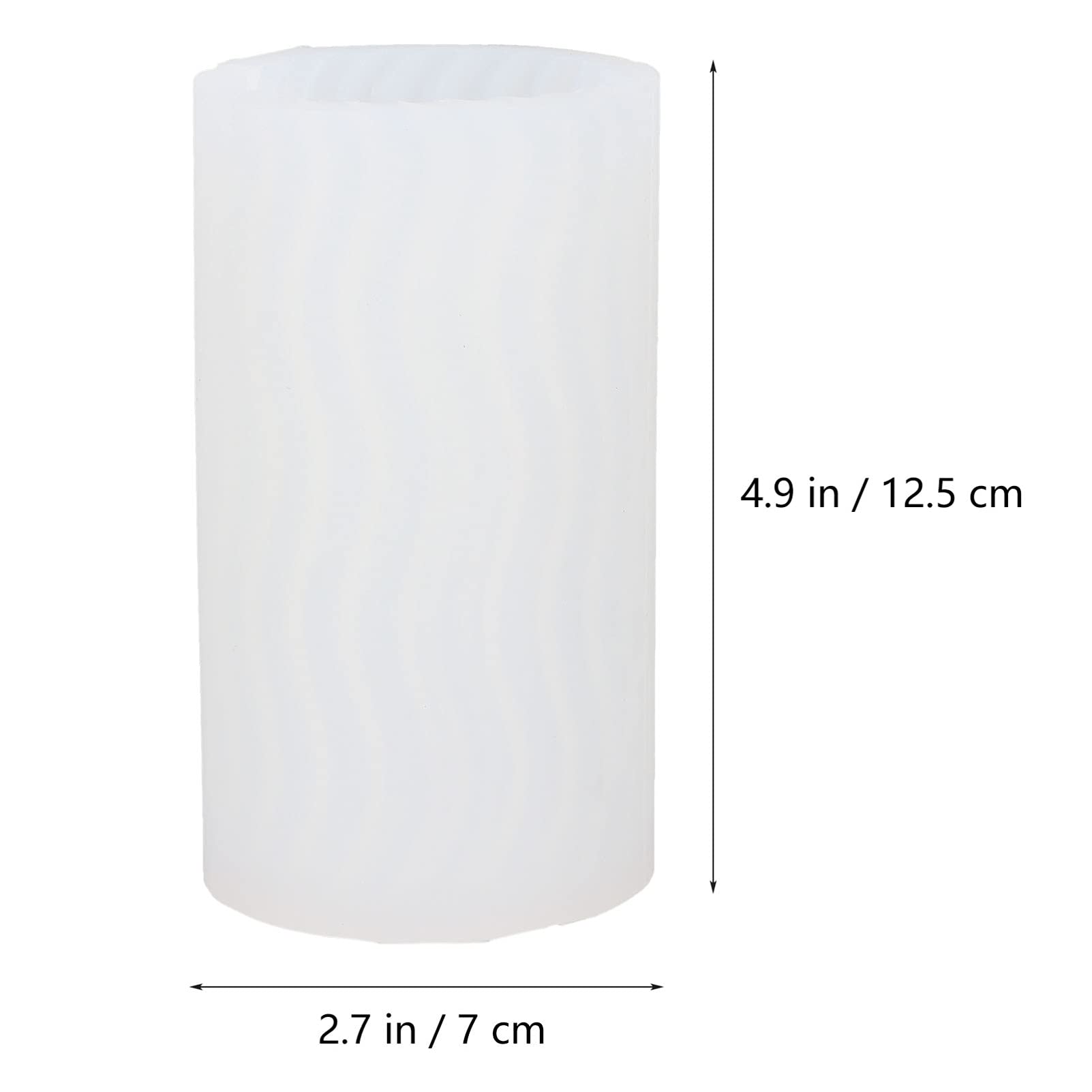Geometric Abstract Silicone Candle Mold - DIY Scented Candle Making Kit, Reusable White Candle Soap Mold for Home Decor, Wedding Favors & Aromatherapy Gifts