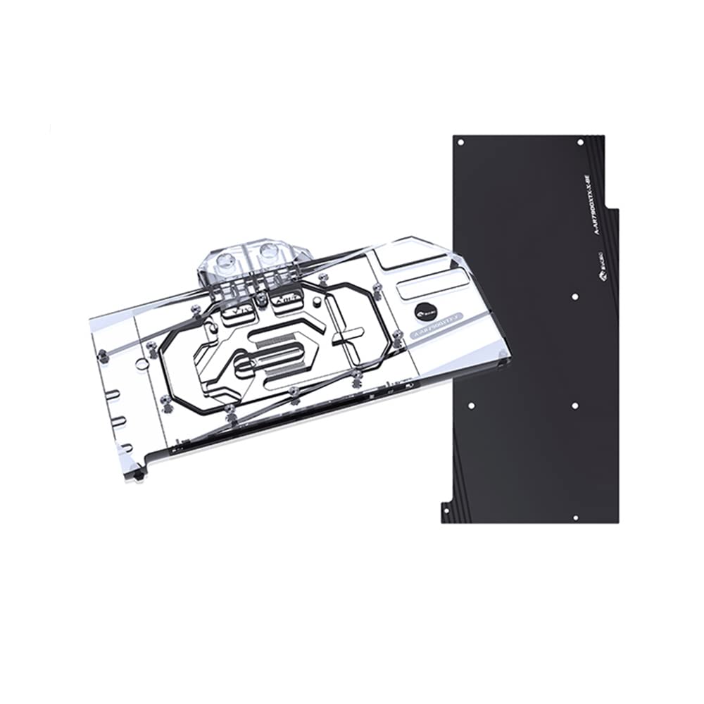 High-Performance Copper GPU Water Cooling Block with Backplate for ASRock Radeon RX7900XTX Taichi – Ultimate PC Liquid Cooling Solution for Gaming & Overclocking