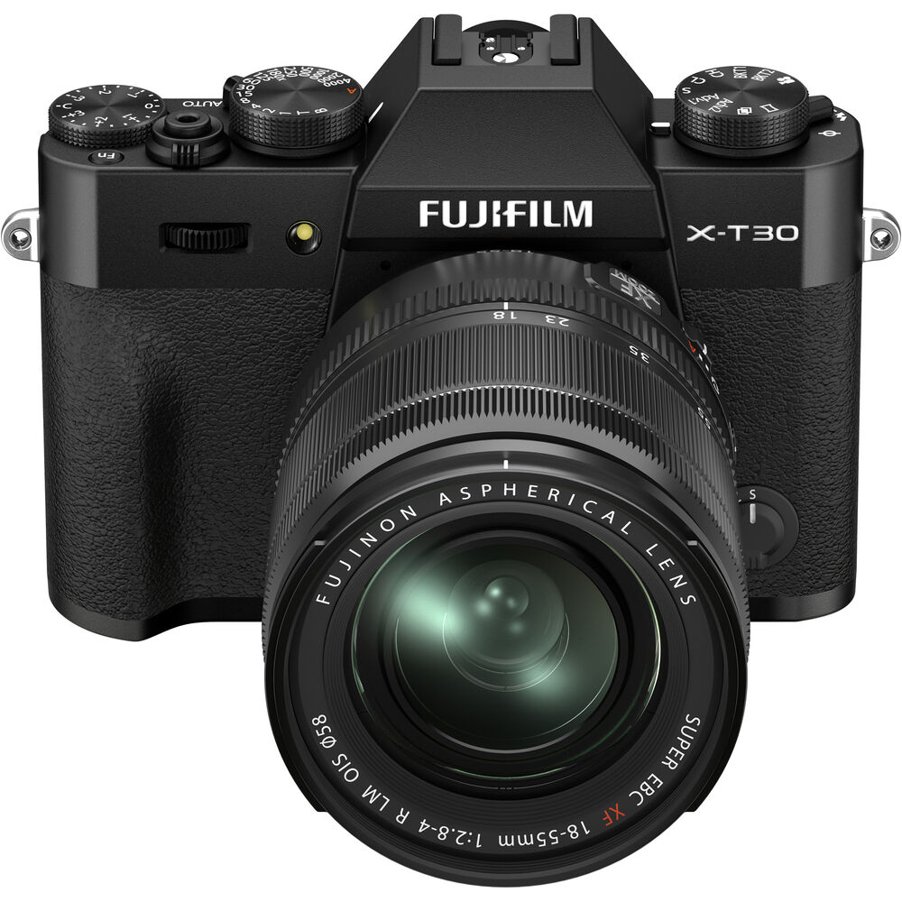 FUJIFILM X-T30 II Mirrorless Digital Camera with 18-55mm Lens Kit - Black | Compact Travel & Street Photography Camera for Vloggers & Content Creators