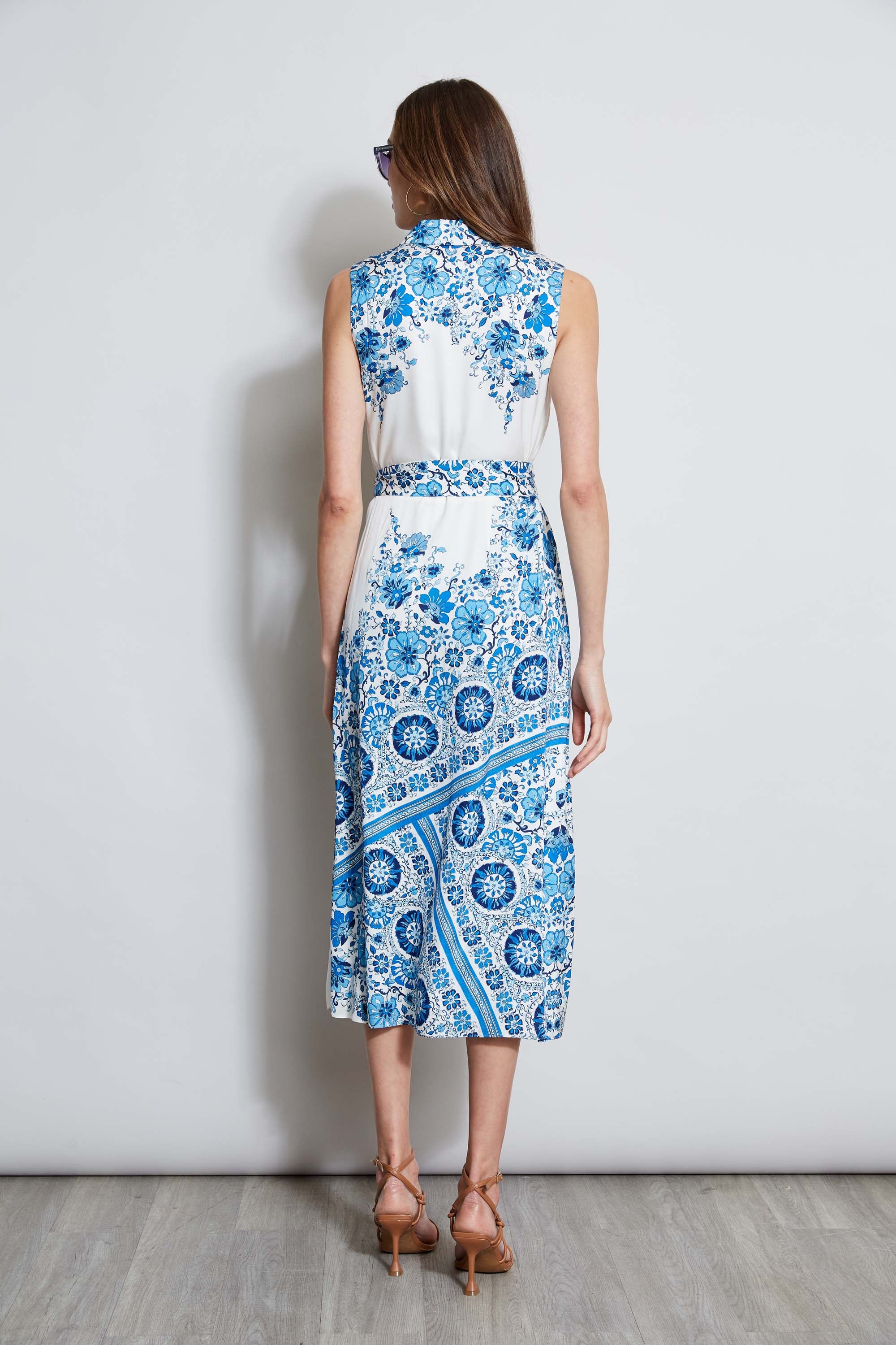 Elegant Silk Garden Shirt Dress for Women - Flowy Summer Maxi Dress with Cascading Hem - Perfect for Outdoor Weddings, Beach Vacations & Brunch Dates