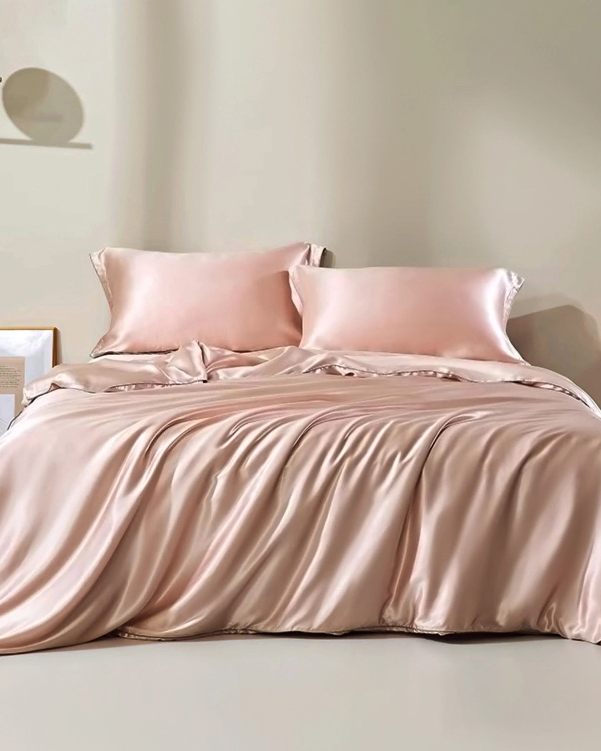19 Momme 100% Mulberry Silk Duvet Cover - Queen Size Luxury Bedding Set for Temperature Regulation & Hypoallergenic Sleep | Perfect for Hot Sleepers & Allergy Sufferers