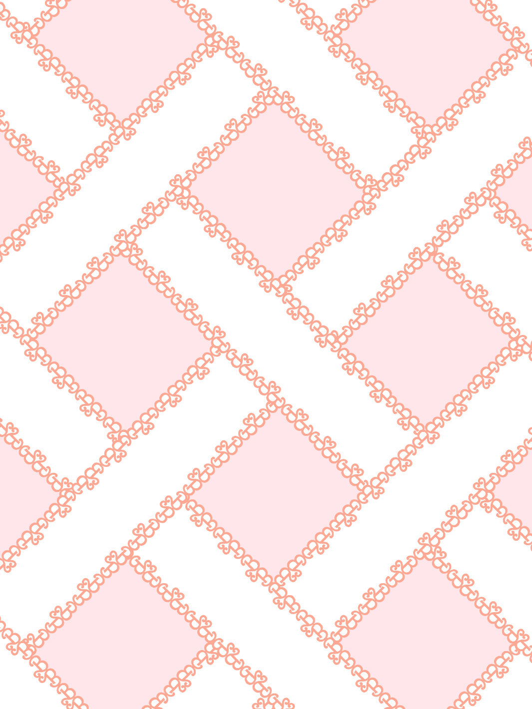 Barbie™ Trellis Wallpaper - Pink Floral Design for Girls' Room Decor | Piggy Bank & Watermelon Theme | Perfect for Nursery, Bedroom, and Playroom