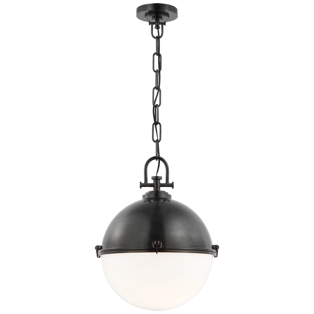 Andre Extra Large Globe Pendant Light - Modern Industrial Ceiling Fixture for Living Room, Dining Room, or Kitchen Decor