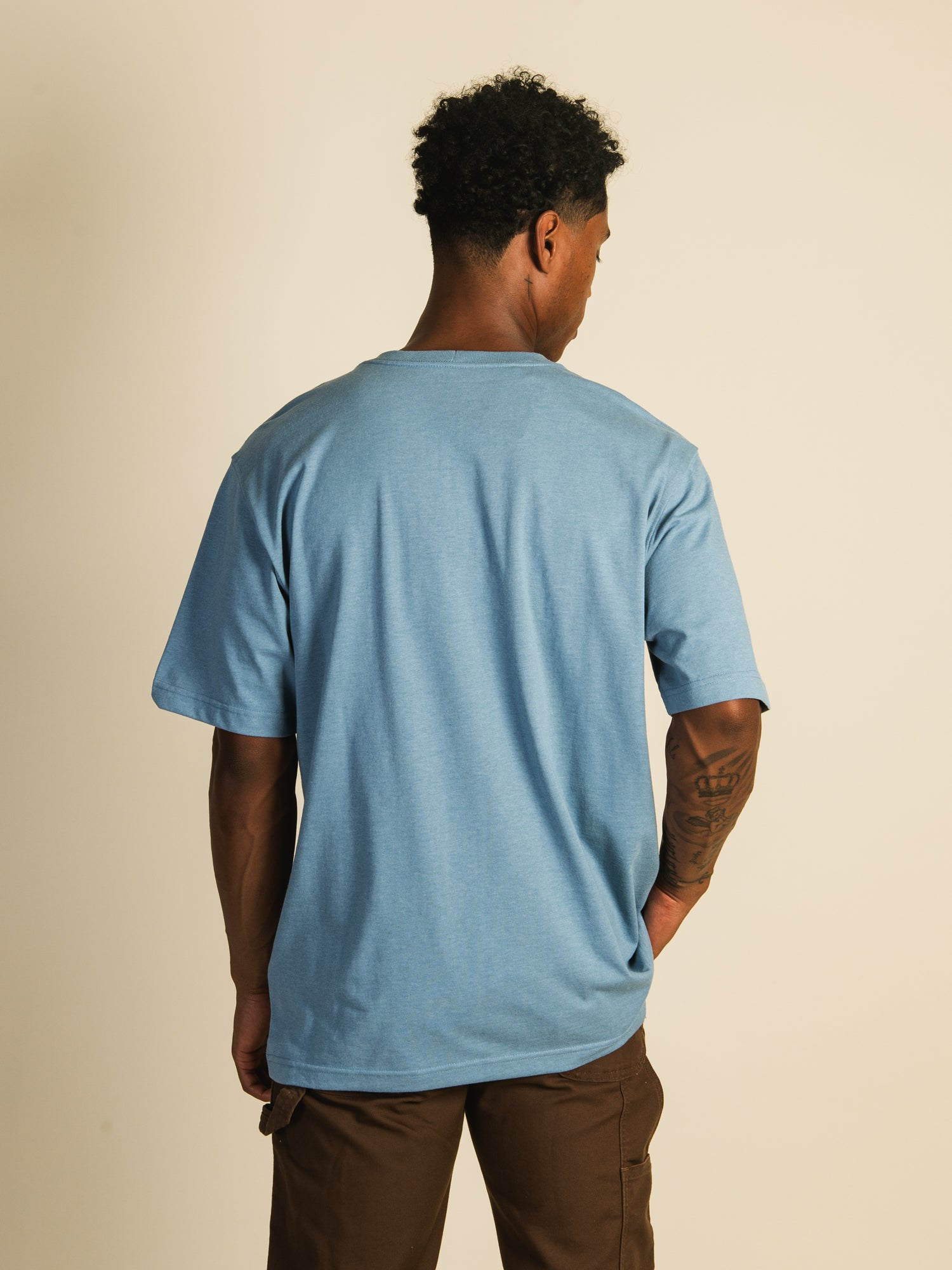 Carhartt Men's Workwear Pocket T-Shirt - Durable Cotton Short Sleeve Tee for Construction, Farming & Outdoor Work - Clearance Sale