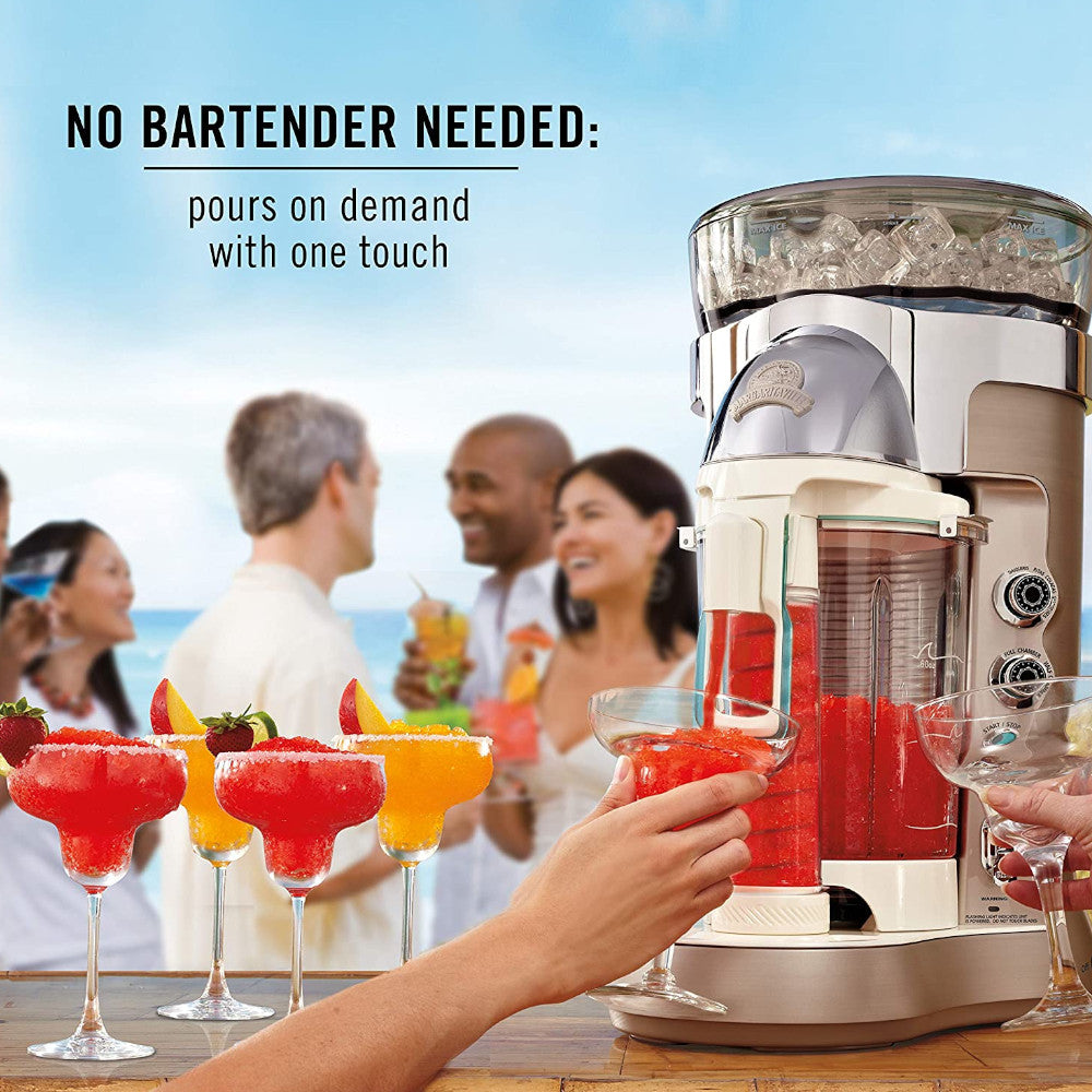 Margaritaville Bali DM3500 Frozen Concoction Maker with Auto-Refresh - Certified Refurbished with Home Essentials Warranty - Perfect for Pool Parties, Beach Gatherings & Summer Cocktails