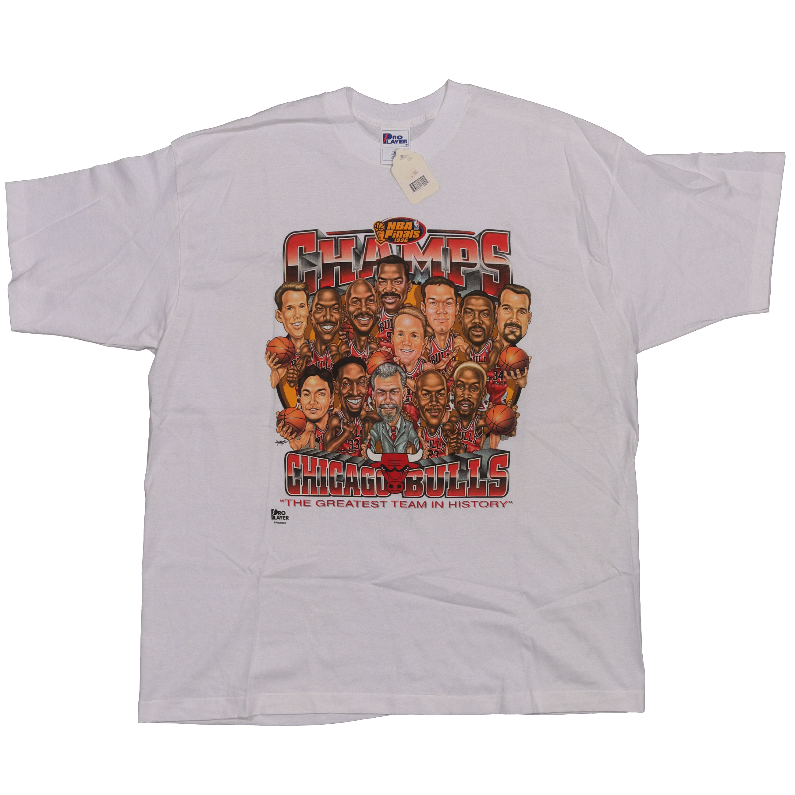 1996 Chicago Bulls NBA Finals Championship Vintage Logo T-Shirt - Retro Basketball Fan Gift & Casual Wear