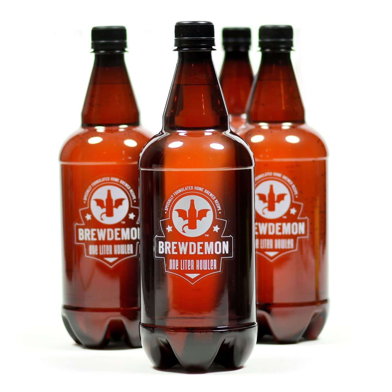 BrewDemon 1 Gallon Hard Soda Brewing Kit with Conical Fermenter & Bottles - Sediment-Free Virgin Cherry Flavor for Home Brewing - Perfect for Parties, Gifts & DIY Beverage Making