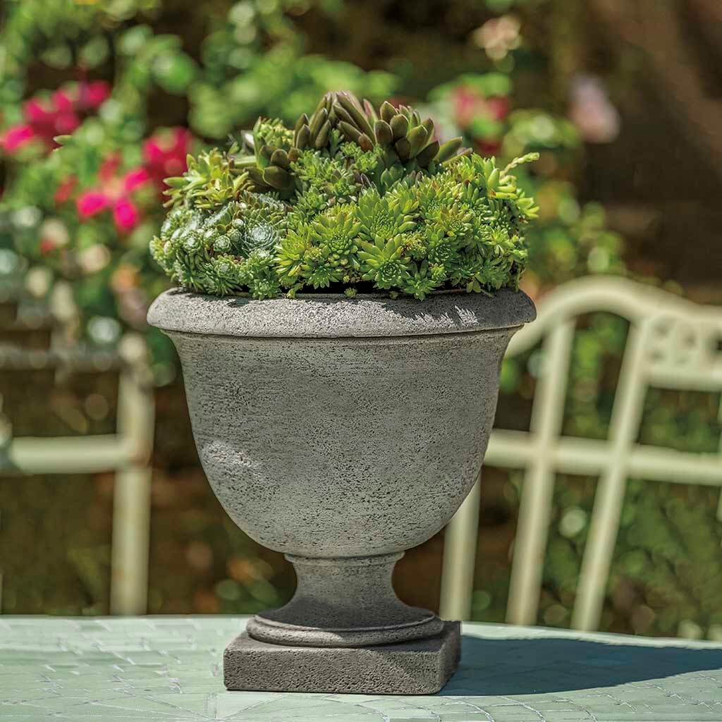 Campania International Brookhaven Urn - Elegant Outdoor Garden Urn for Flowers, Plants & Home Decor | Perfect for Patios, Entryways & Memorial Displays